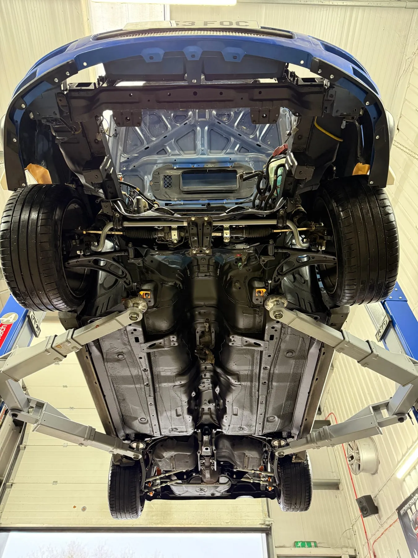 Finished blob eye underside on the ramp