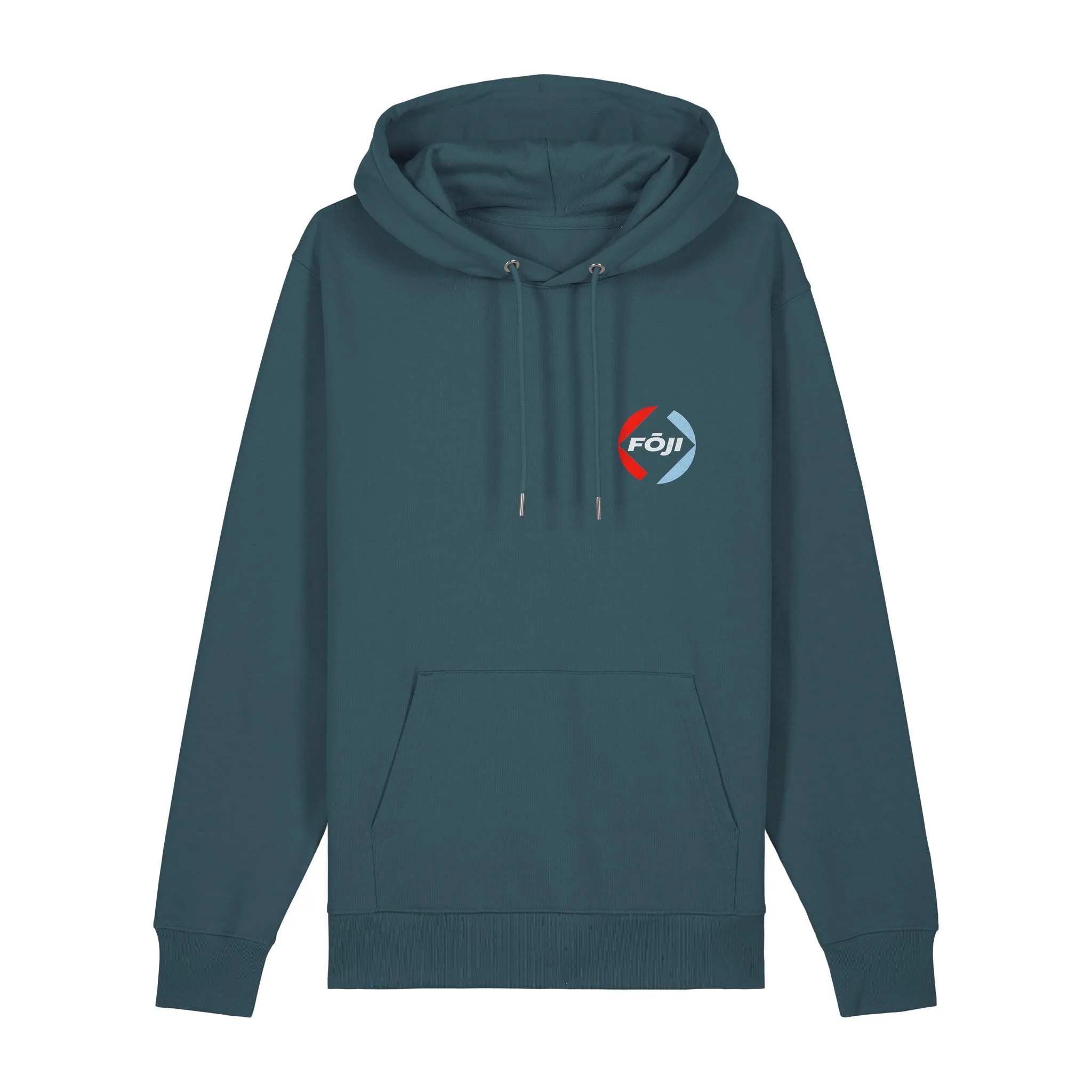 FOJI Badge Hoodie in Stargazer, front