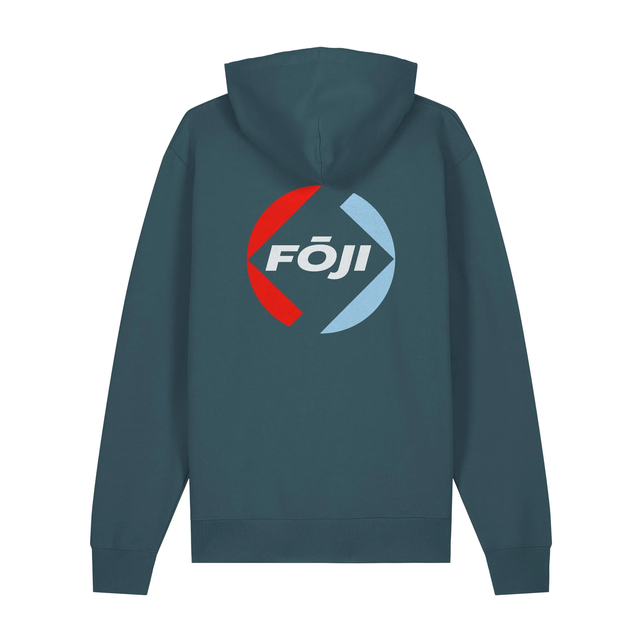 FOJI Badge Back Hoodie in Stargazer, back