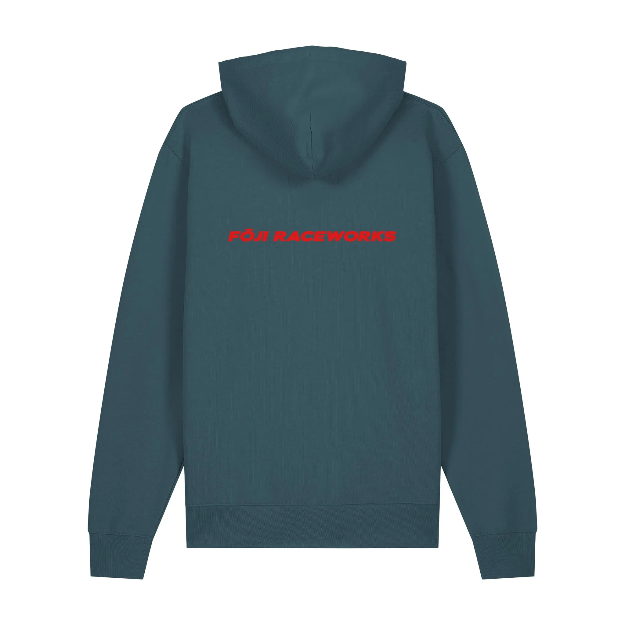 FOJI Box Logo Hoodie in Stargazer, back