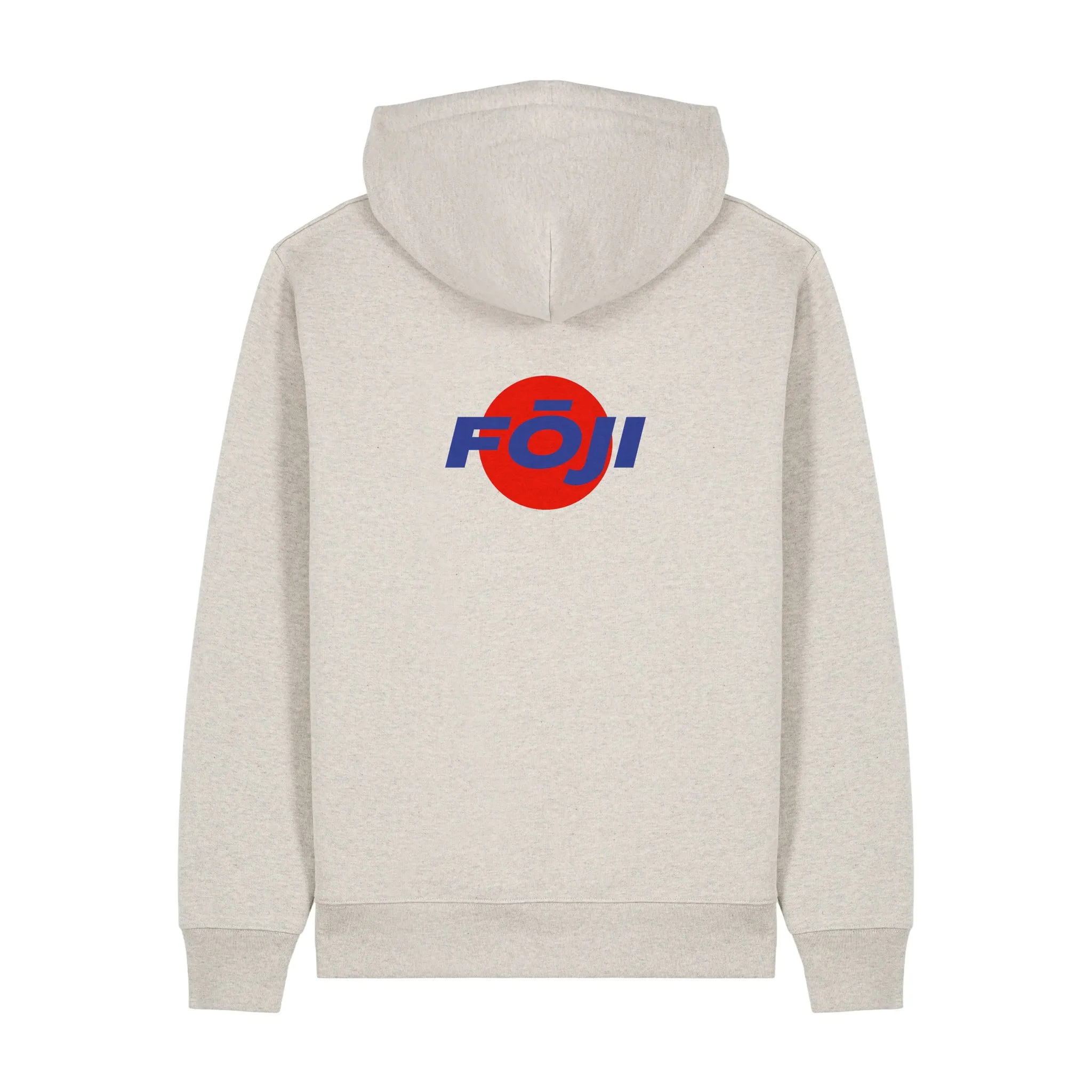 FOJI Disc Hoodie in Heather Haze, back