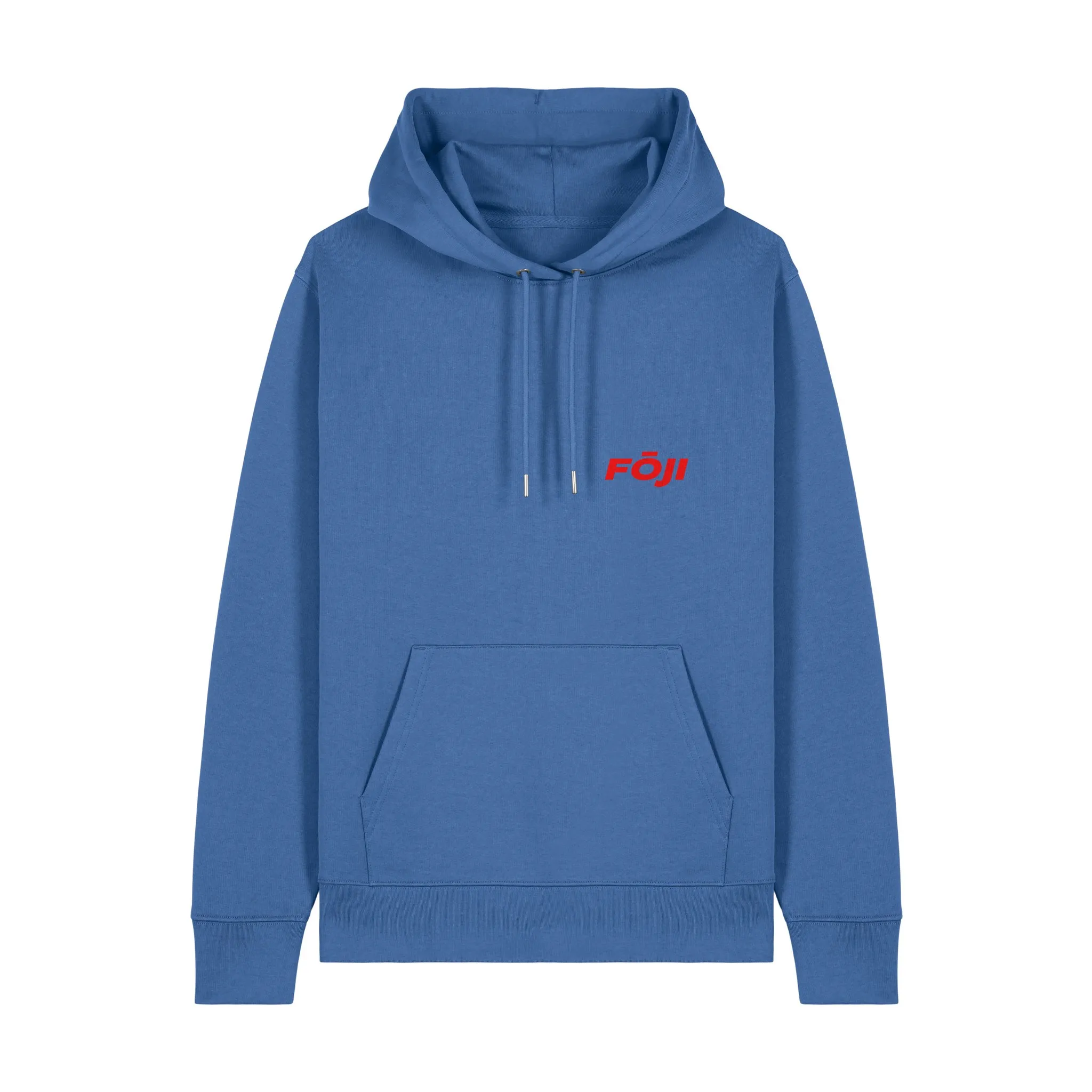 FOJI Disc Hoodie in Mindful Blue, front