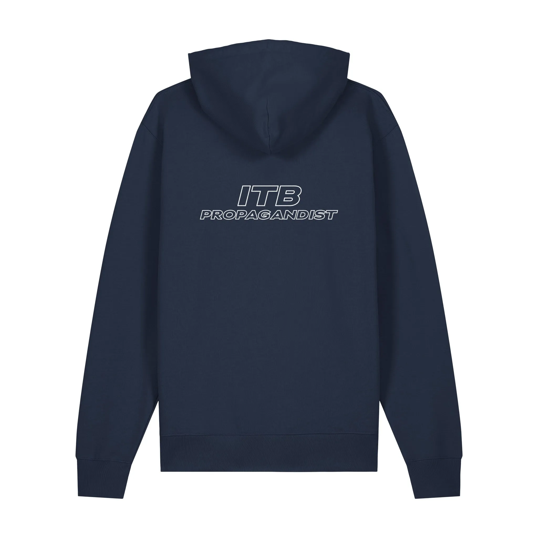 ITB Propagandist Hoodie in French Navy, back