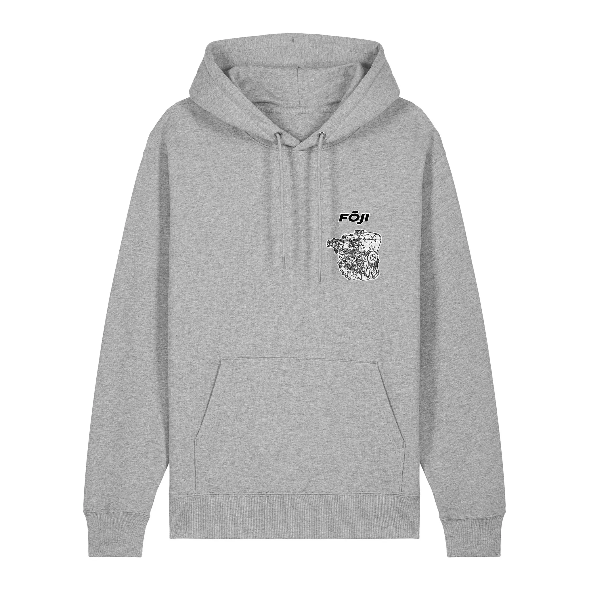 ITB Propagandist Hoodie in Heather Grey, front