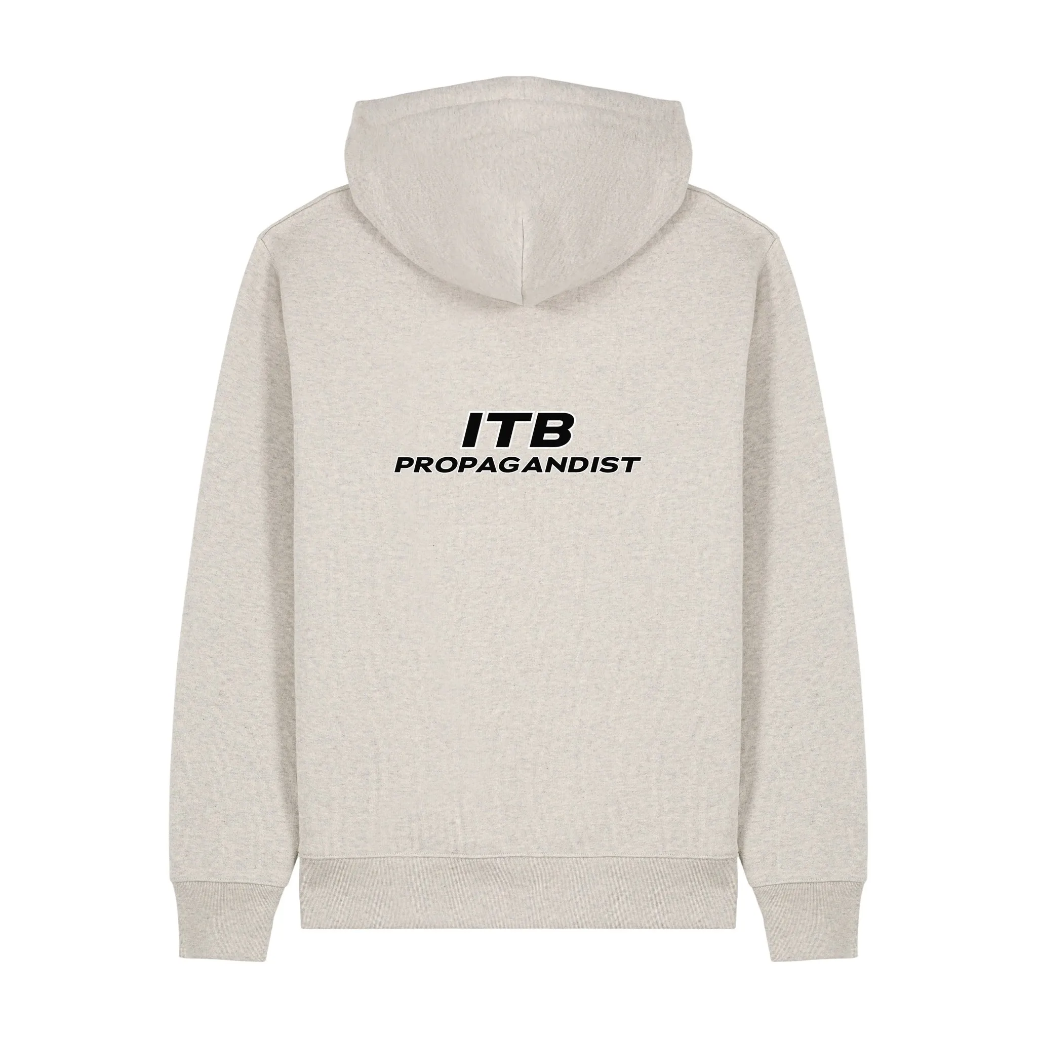 ITB Propagandist Hoodie in Heather Haze, back