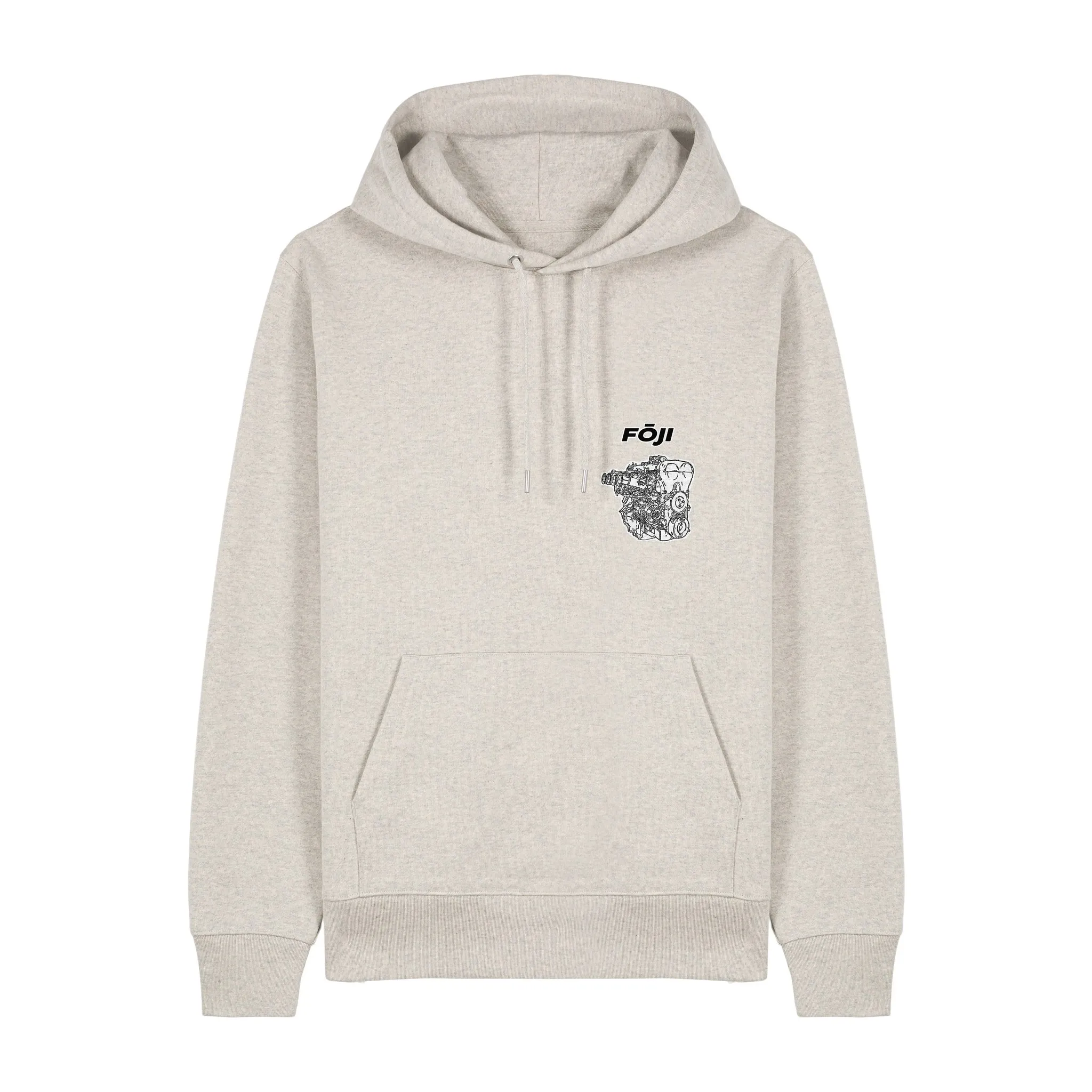 ITB Propagandist Hoodie in Heather Haze, front