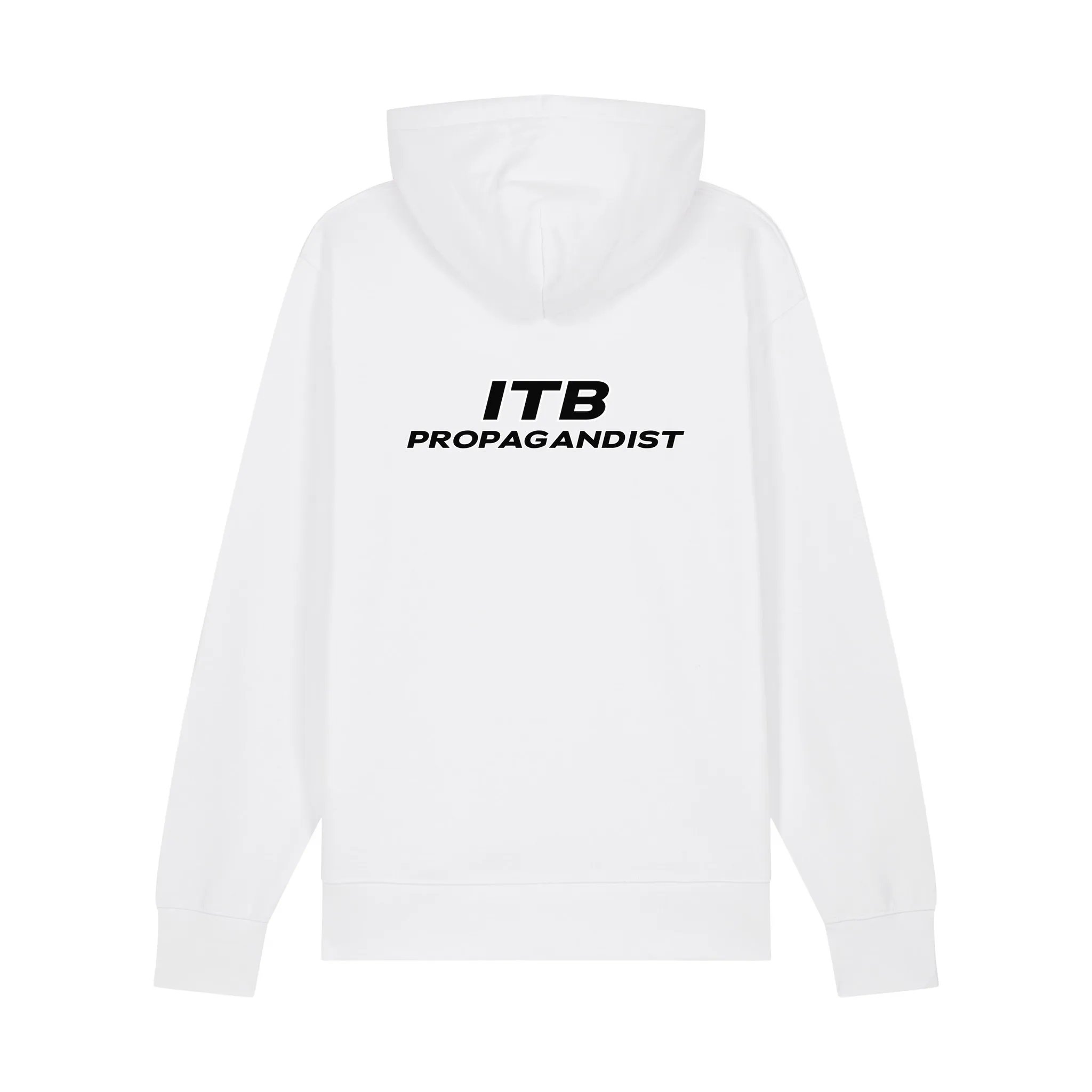 ITB Propagandist Hoodie in White, back