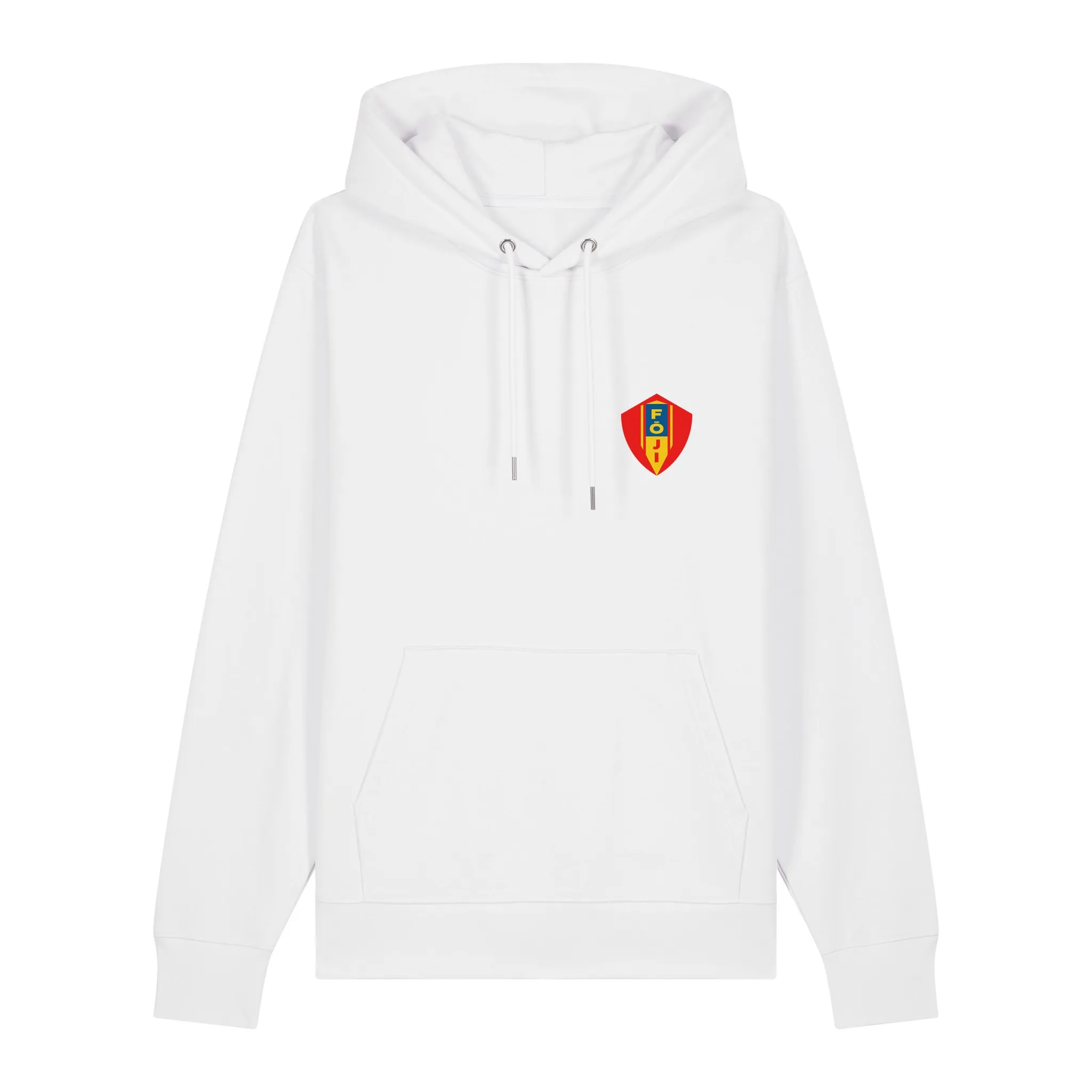 FOJI OG Hoodie in White, front
