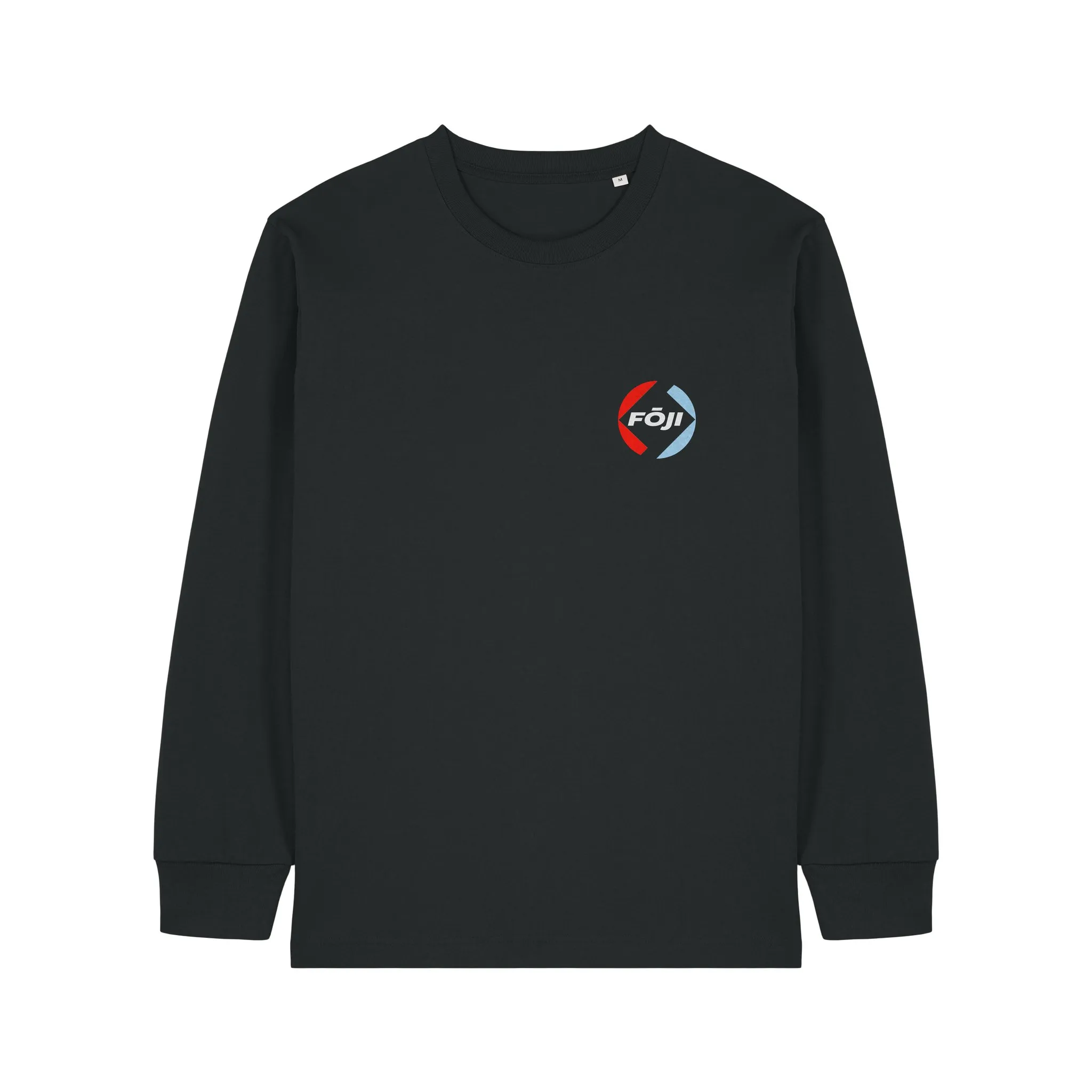 FOJI Badge long sleeve in Black