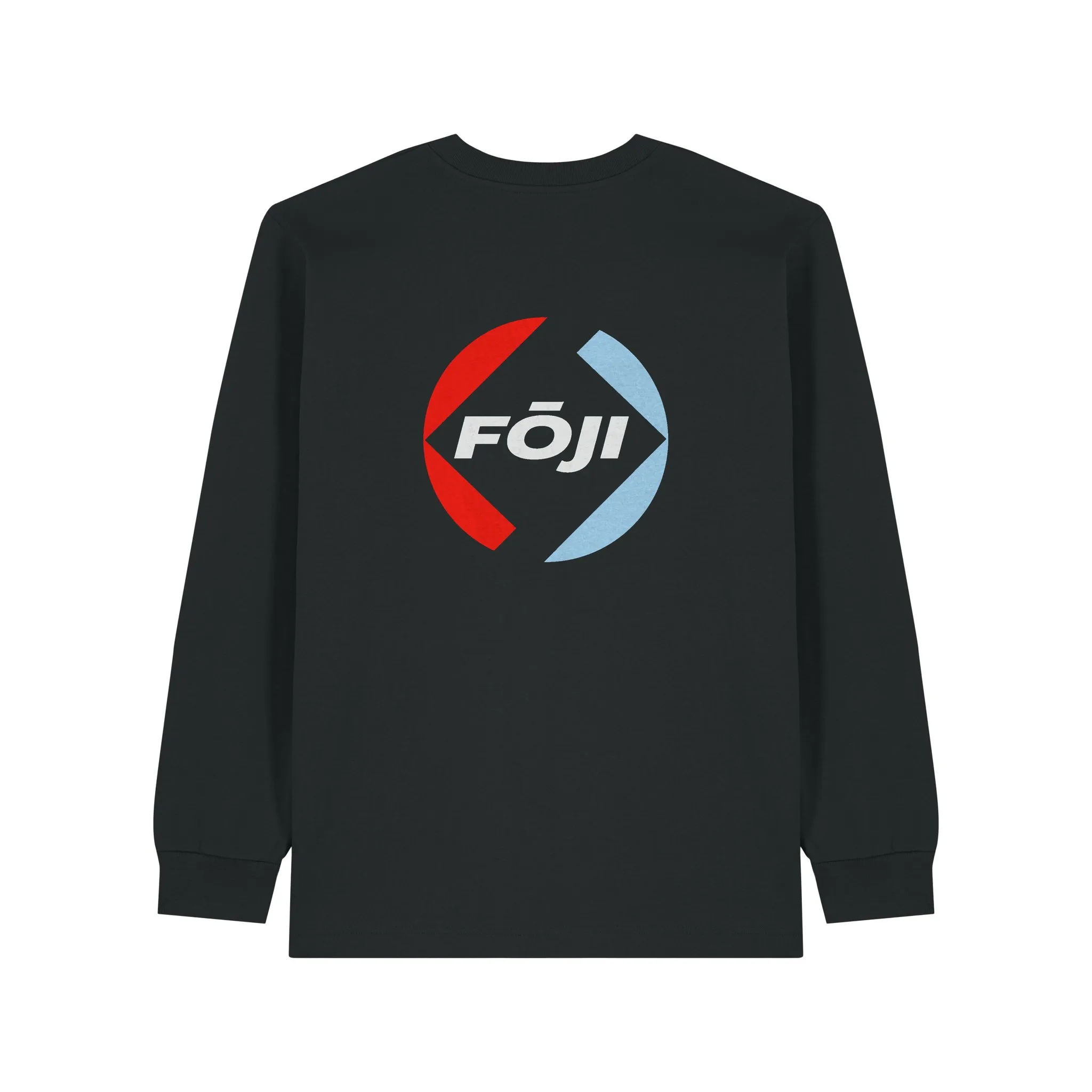 FOJI Badge Back long sleeve in Black
