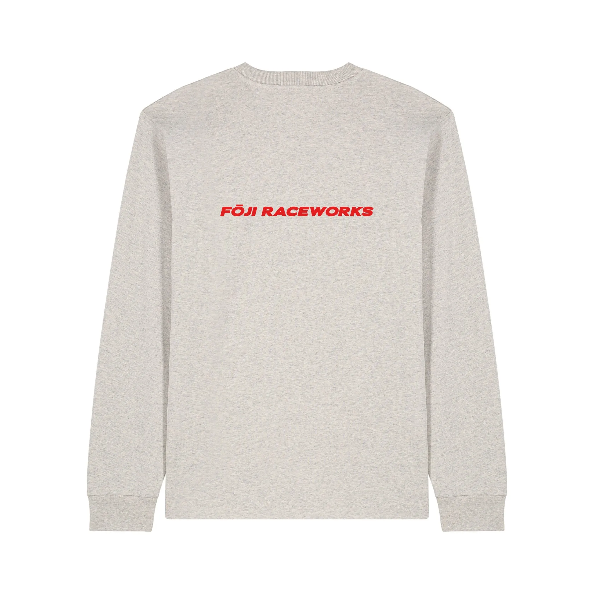 FOJI Flags Raceworks Long Sleeve in Heather Haze, back