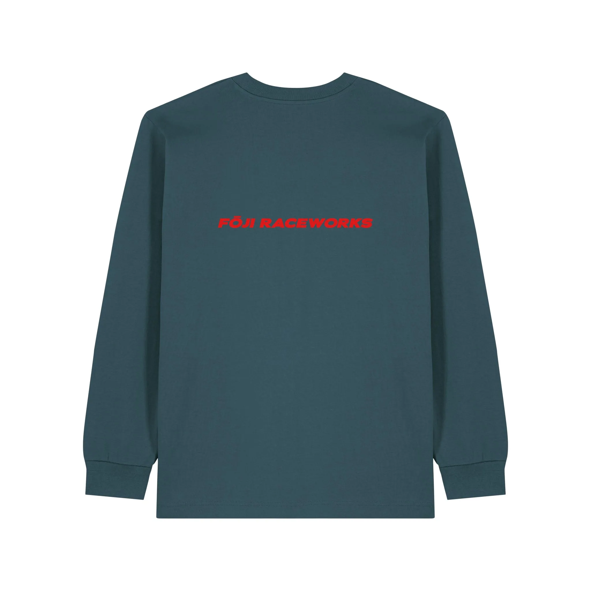 FOJI Box Logo Long Sleeve in Stargazer, back
