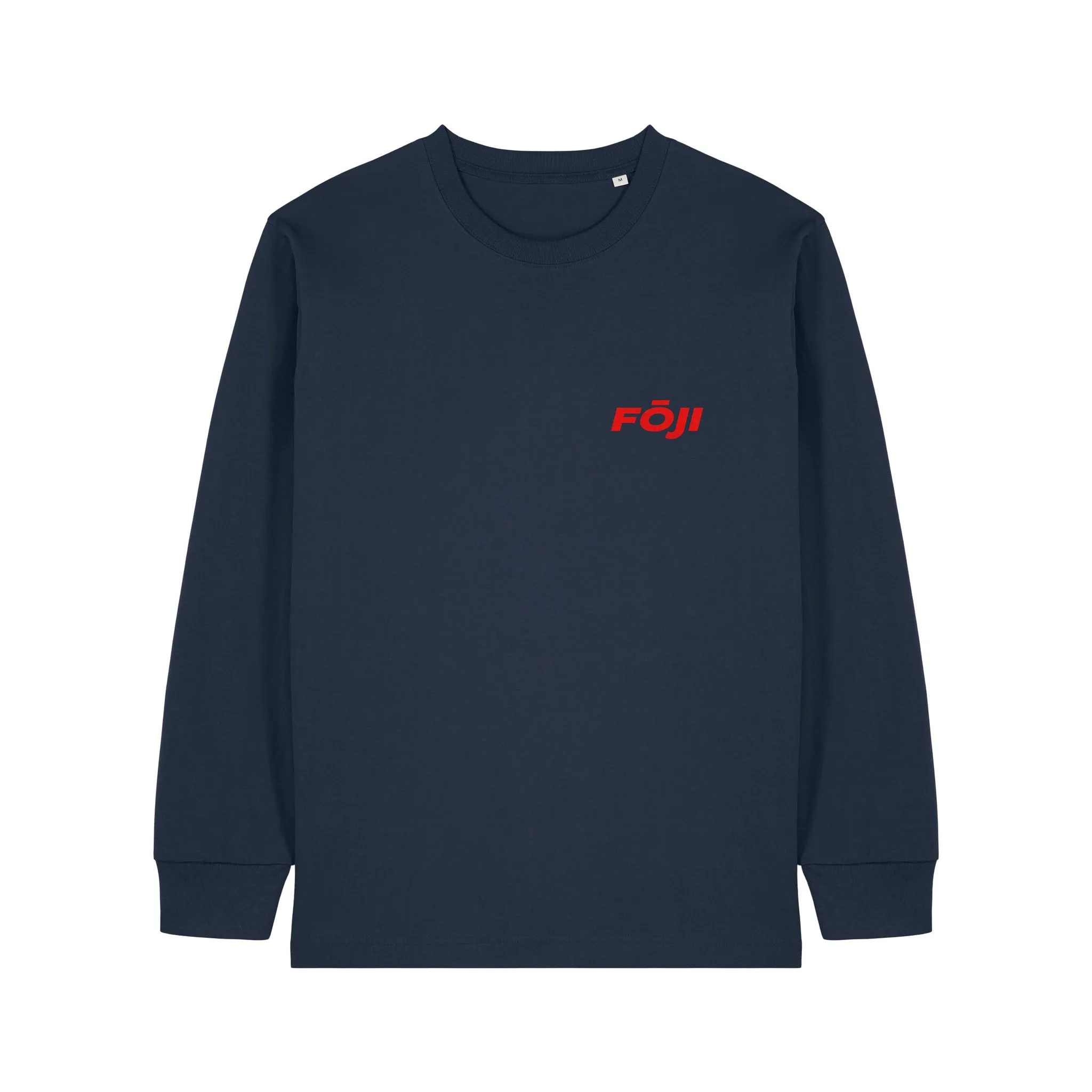 FOJI Disc Long Sleeve in French Navy, front