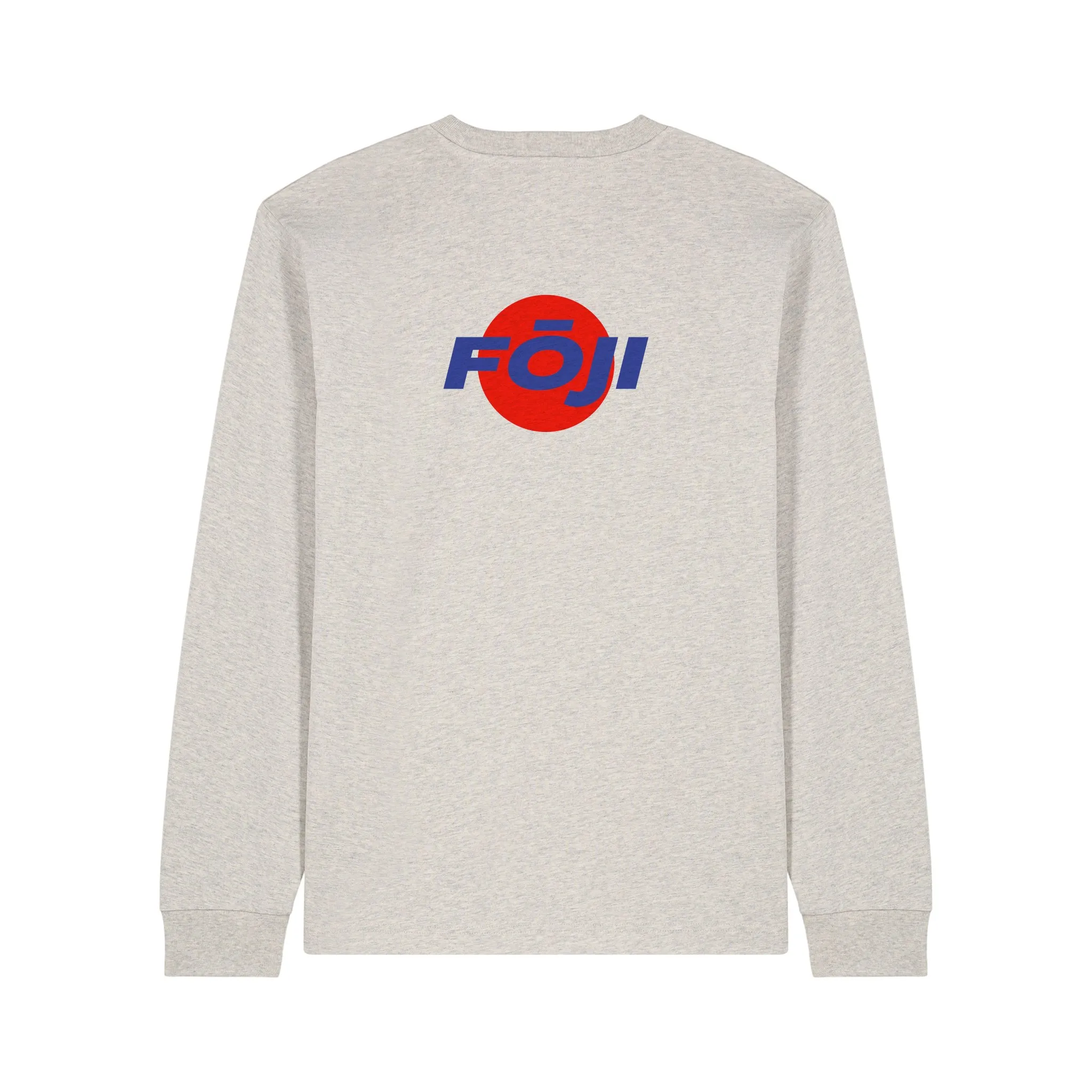 FOJI Disc Long Sleeve in Heather Haze, back