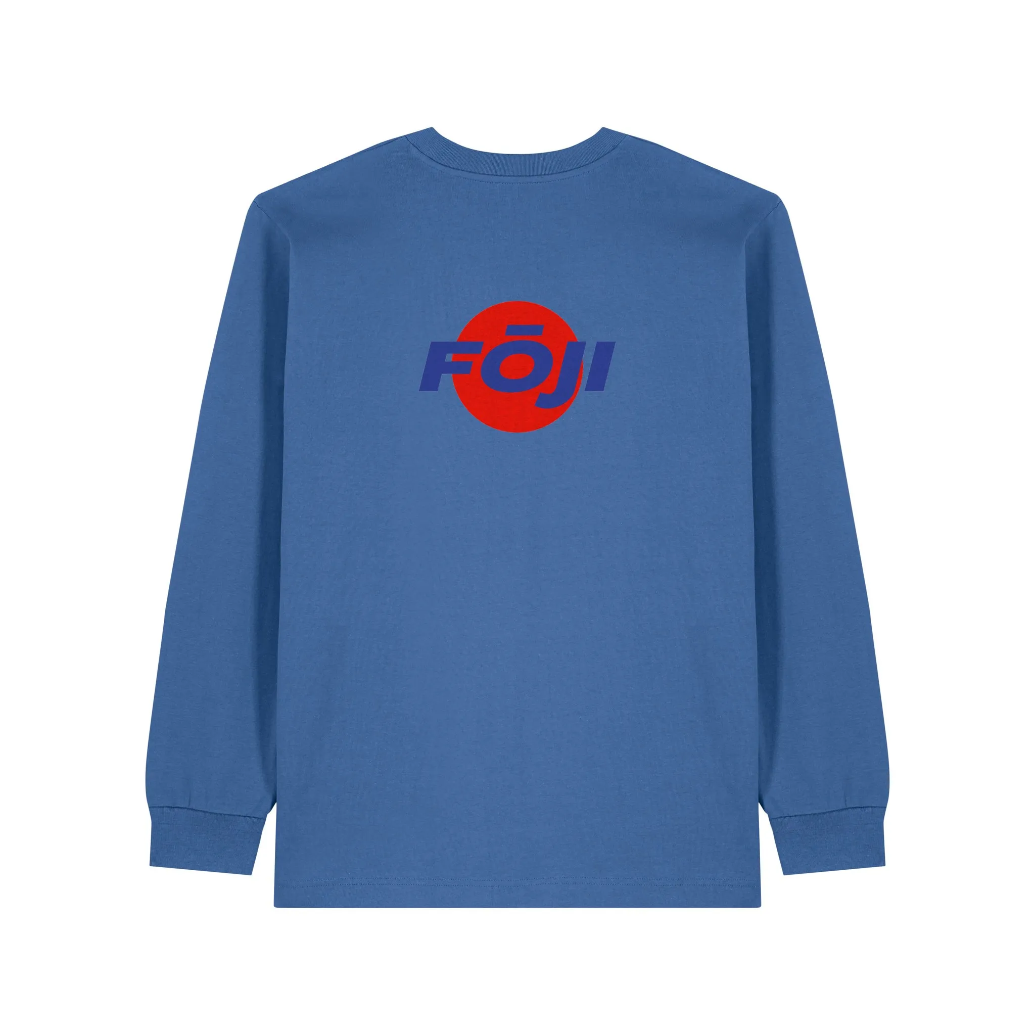 FOJI Disc Long Sleeve in Mindful Blue, back