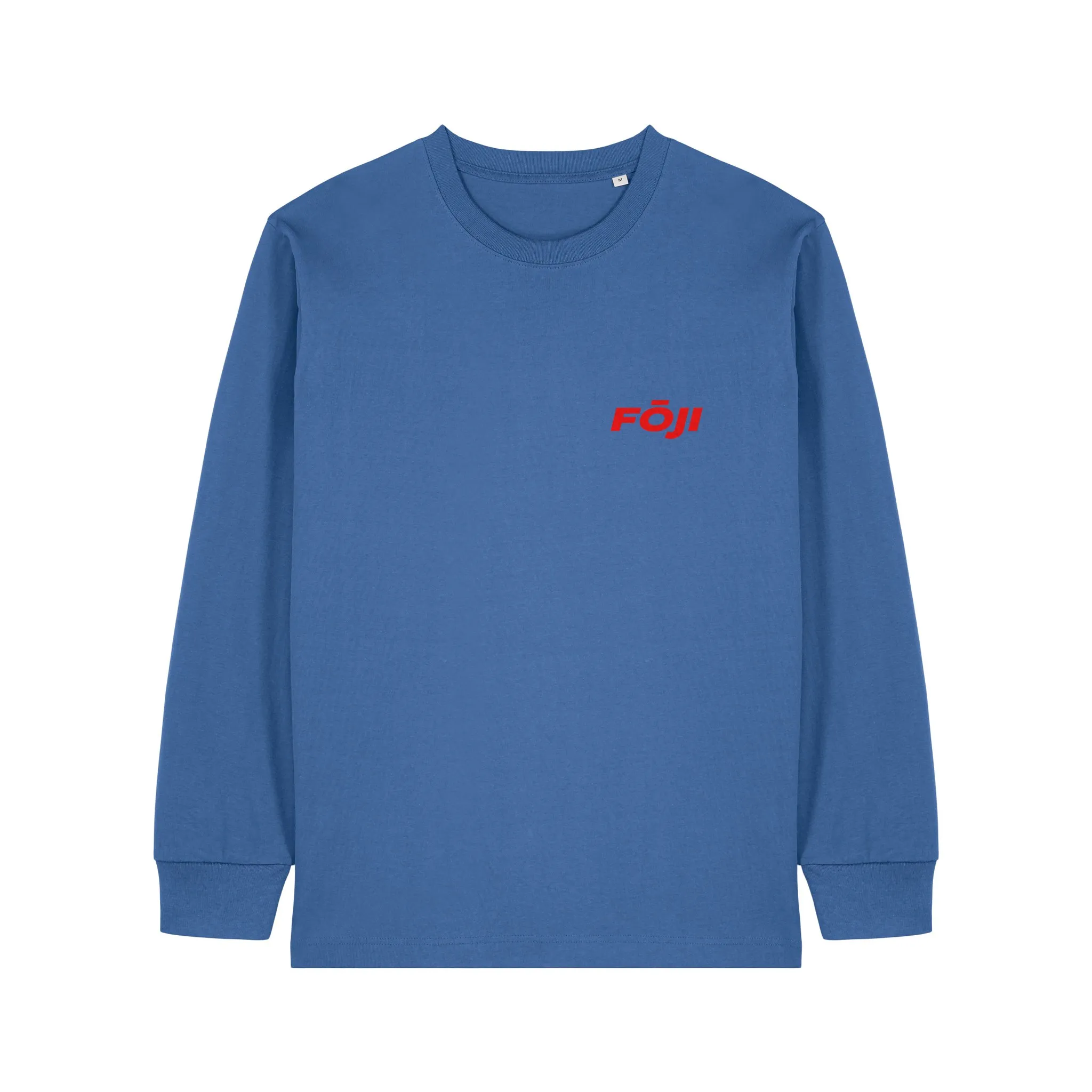 FOJI Disc Long Sleeve in Mindful Blue, front