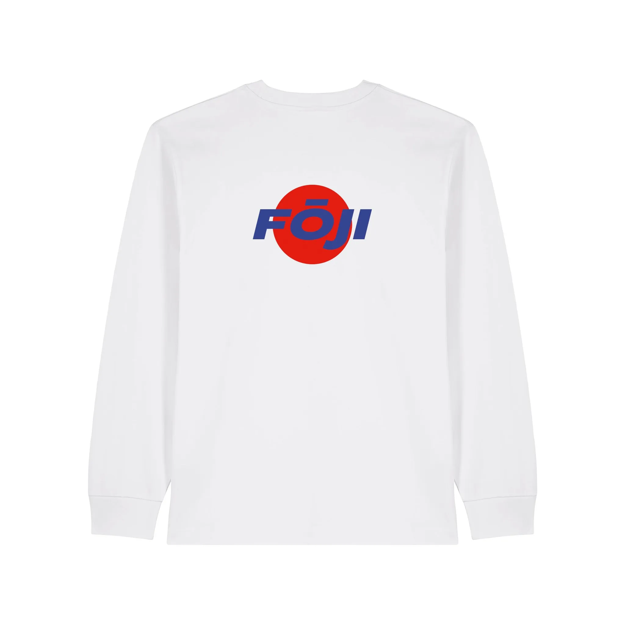 FOJI Disc Long Sleeve in White, back