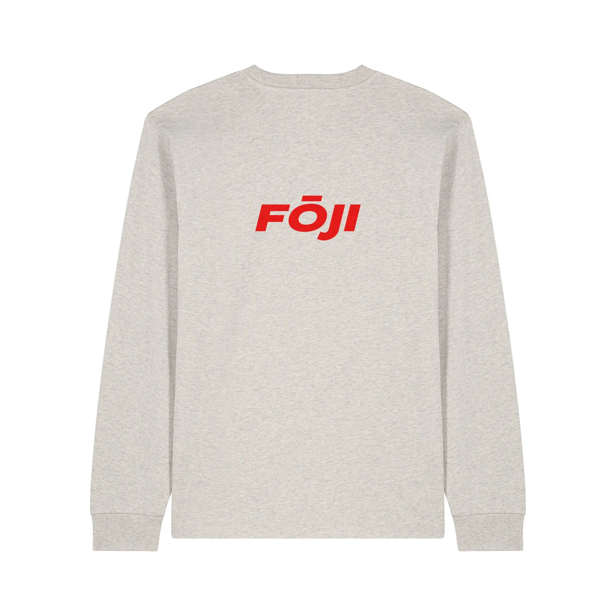 FOJI Flags Long Sleeve in Heather Haze, back