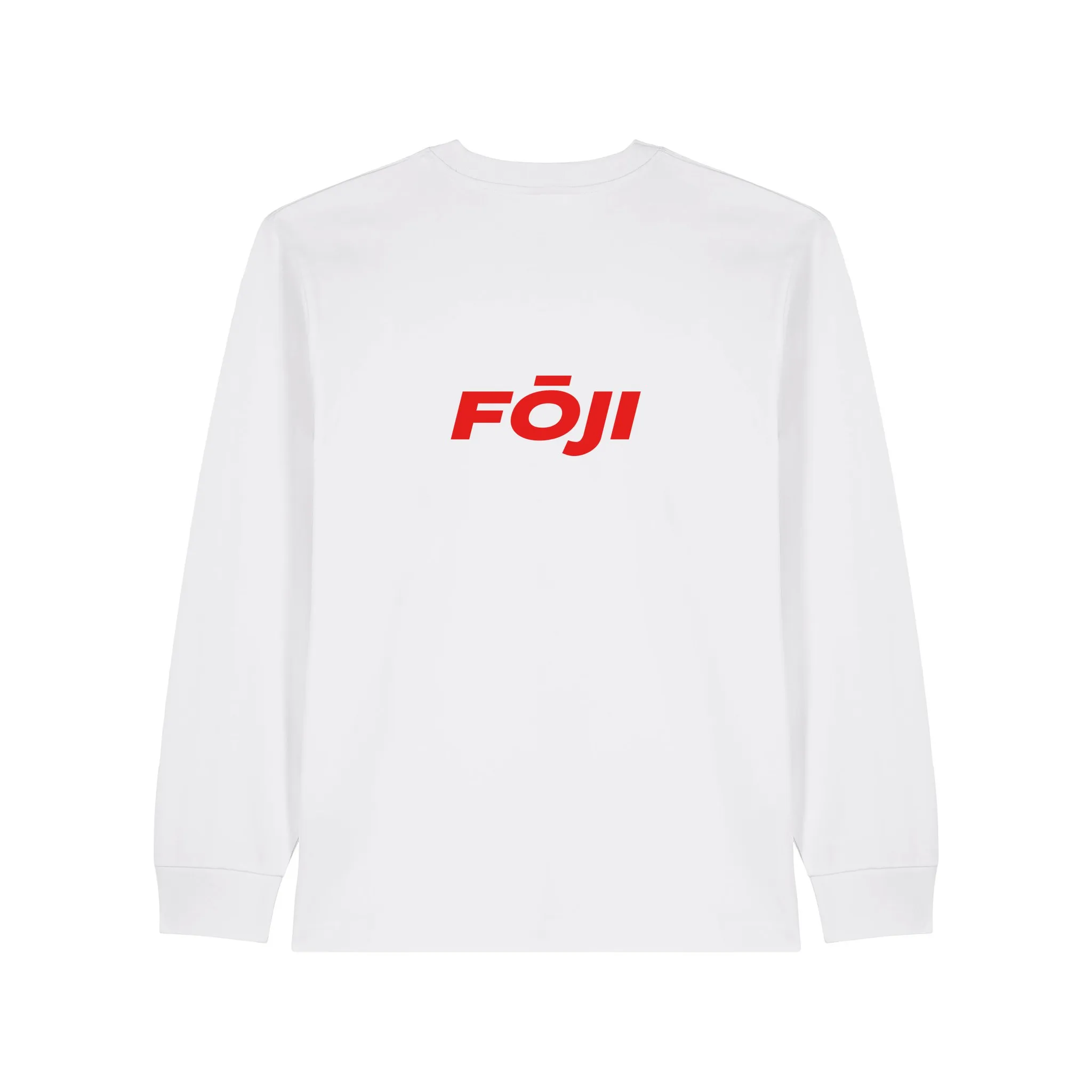 FOJI Flags Long Sleeve in White, back