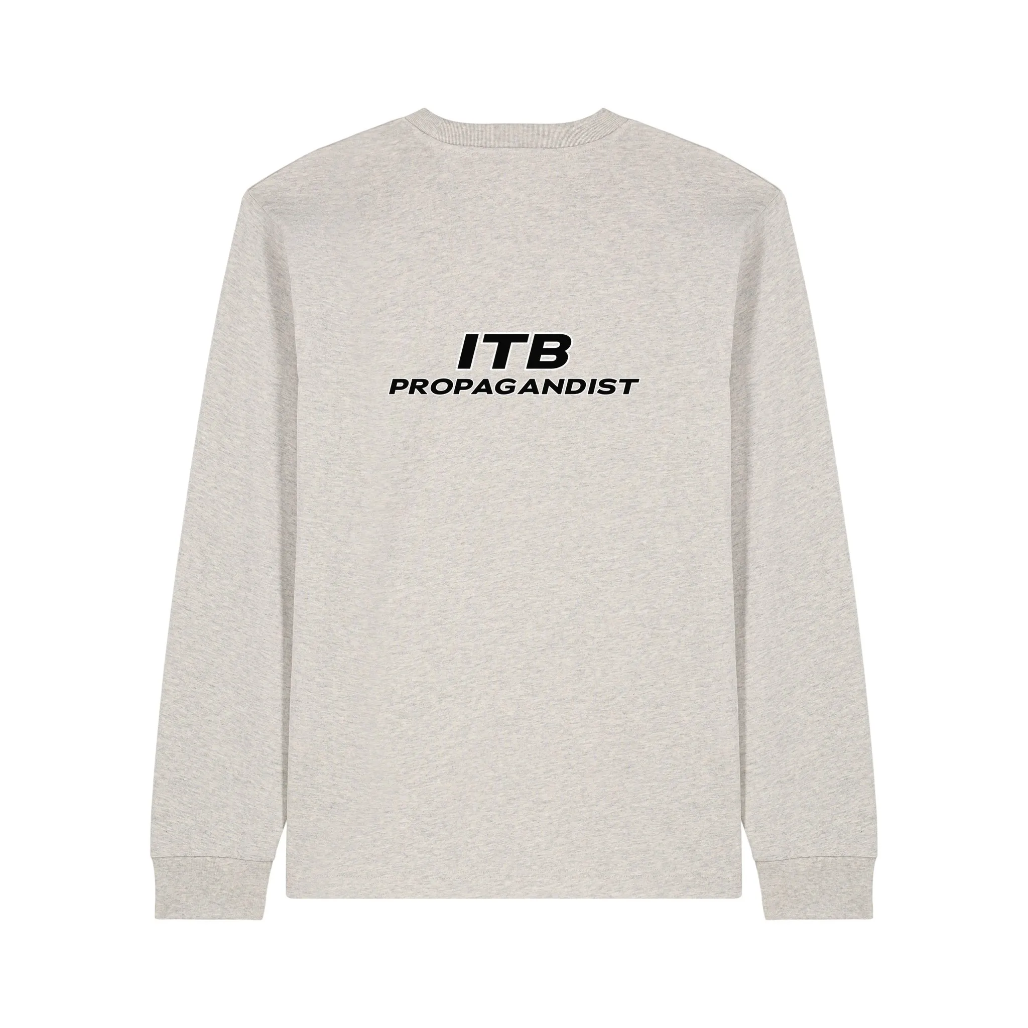 ITB Propagandist Long Sleeve in Heather Haze, back