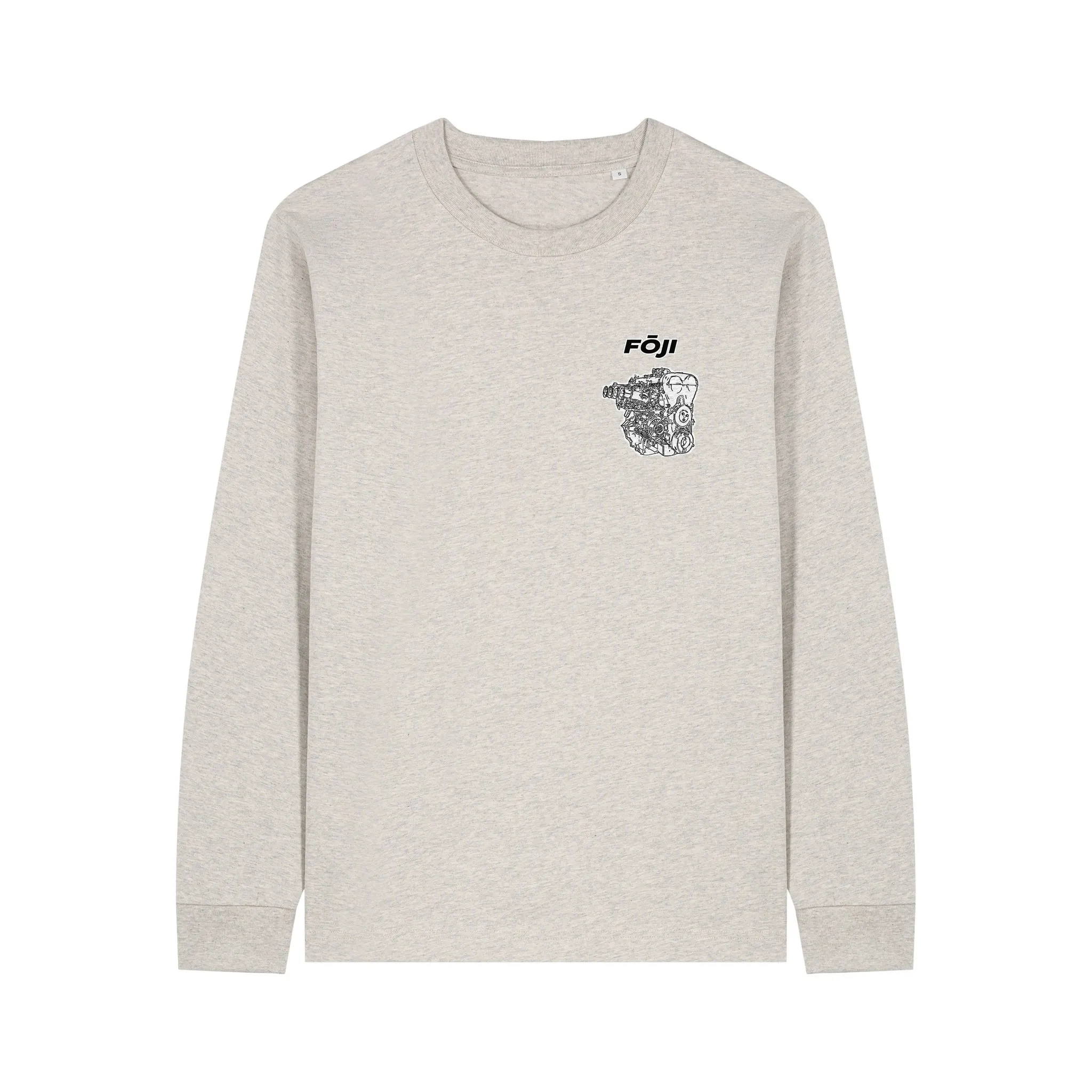 ITB Propagandist Long Sleeve in Heather Haze, front