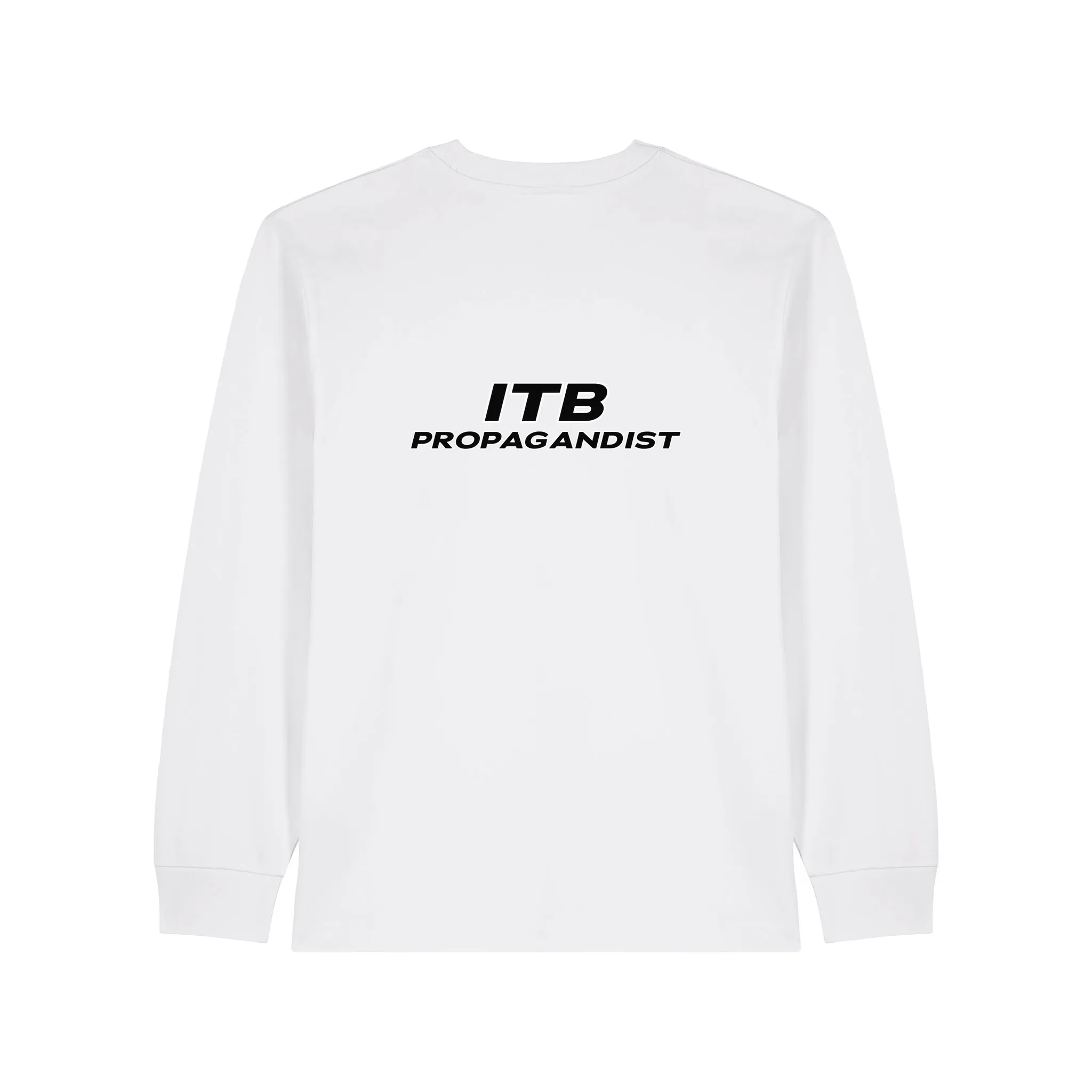 ITB Propagandist Long Sleeve in White, back