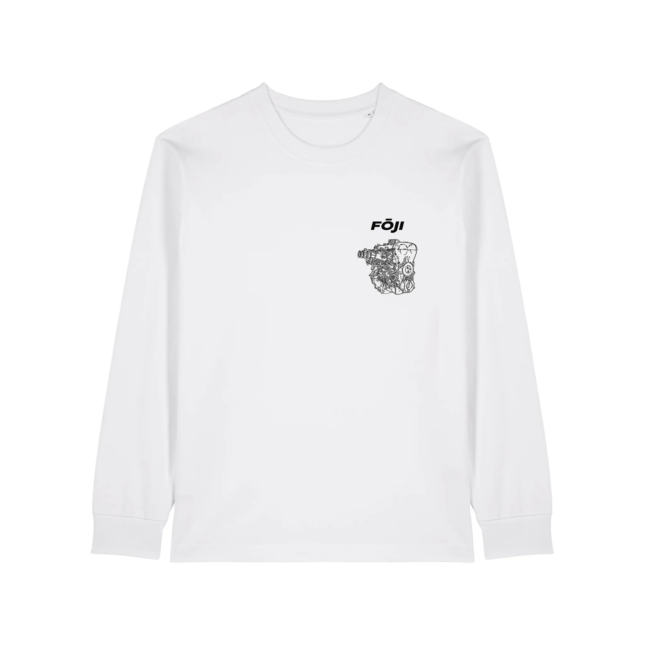ITB Propagandist Long Sleeve in White, front