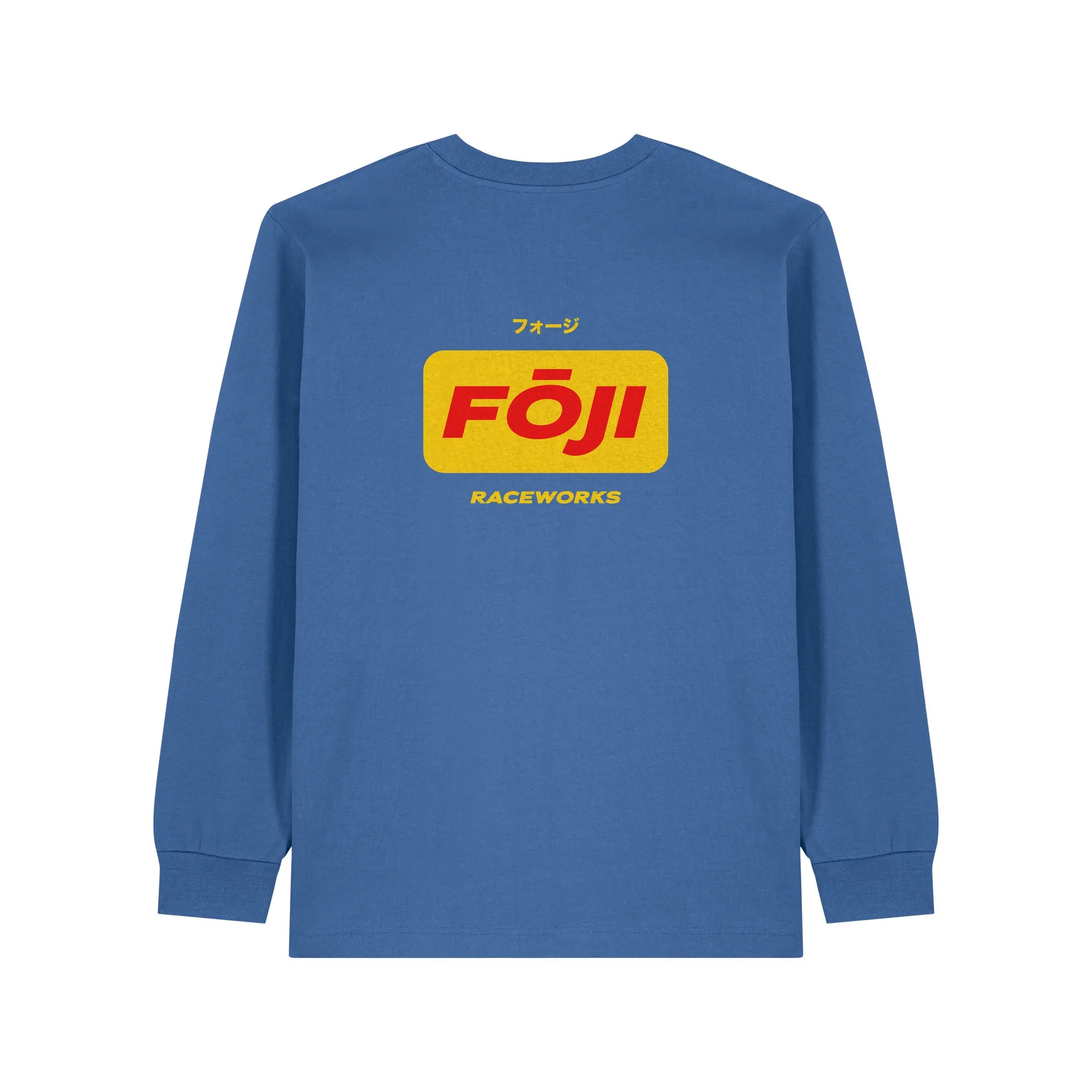 FOJI OG Long Sleeve in Mindful Blue, back