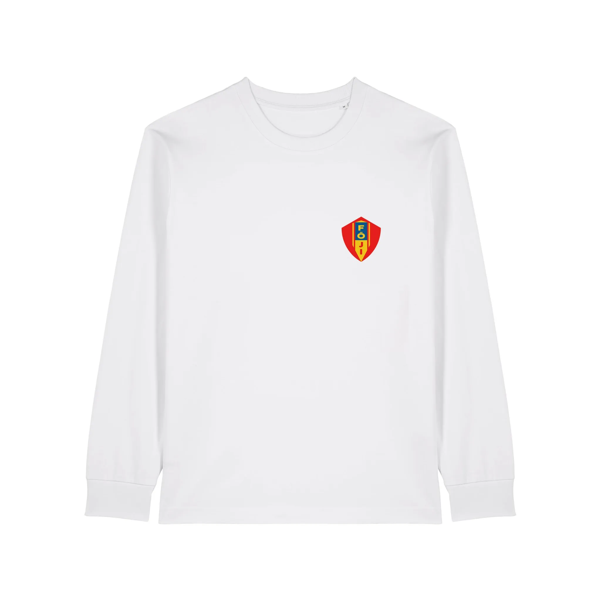 FOJI OG Long Sleeve in White, front