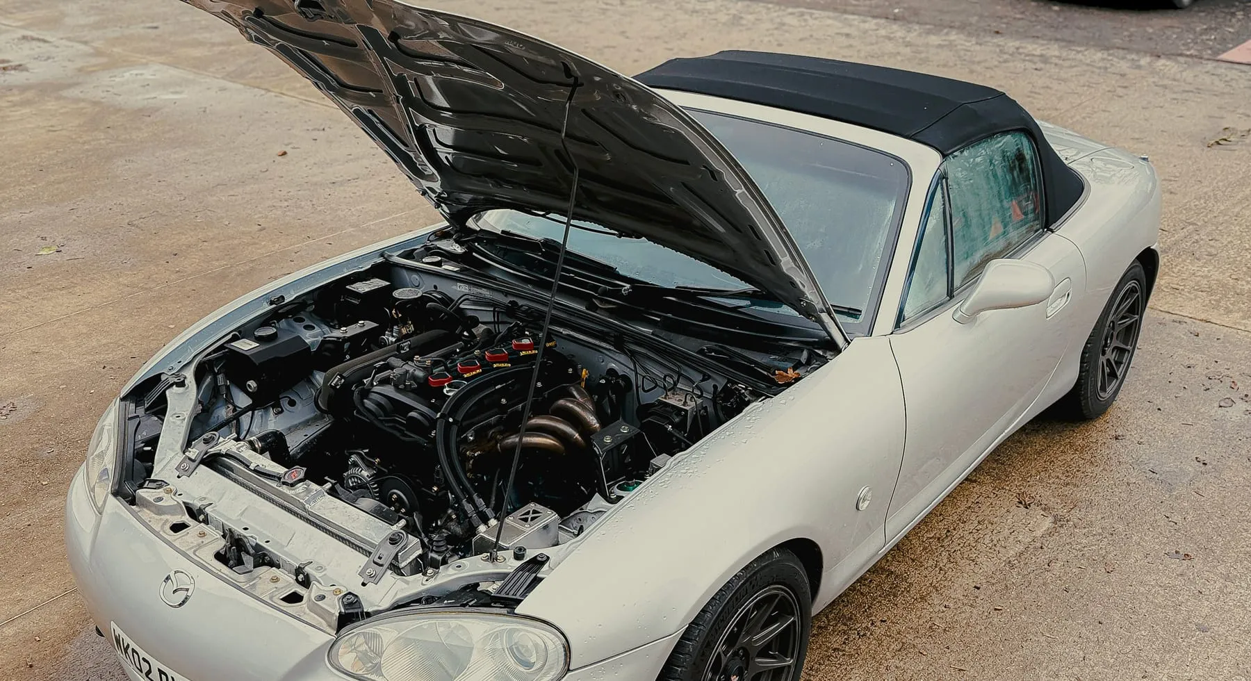 Finished Mk2.5 MX-5 back on its wheels