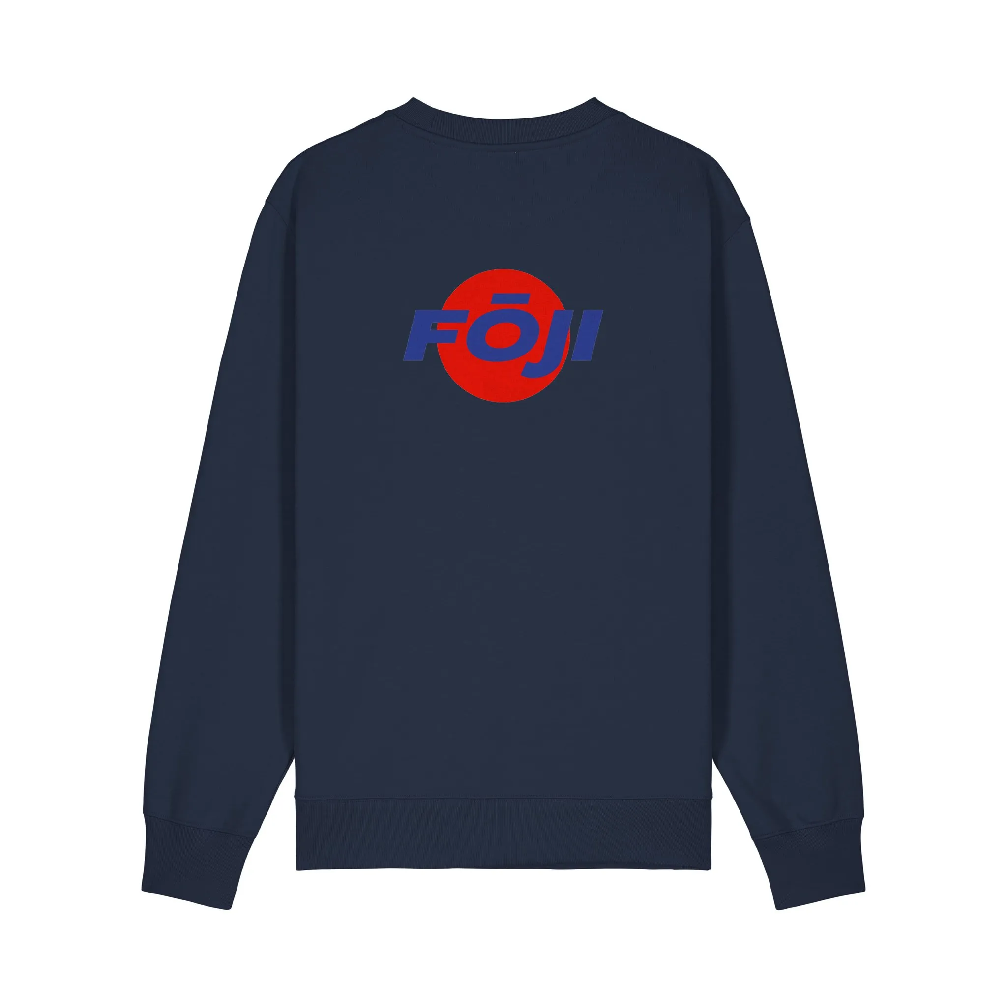 FOJI Disc Sweatshirt in French Navy, back