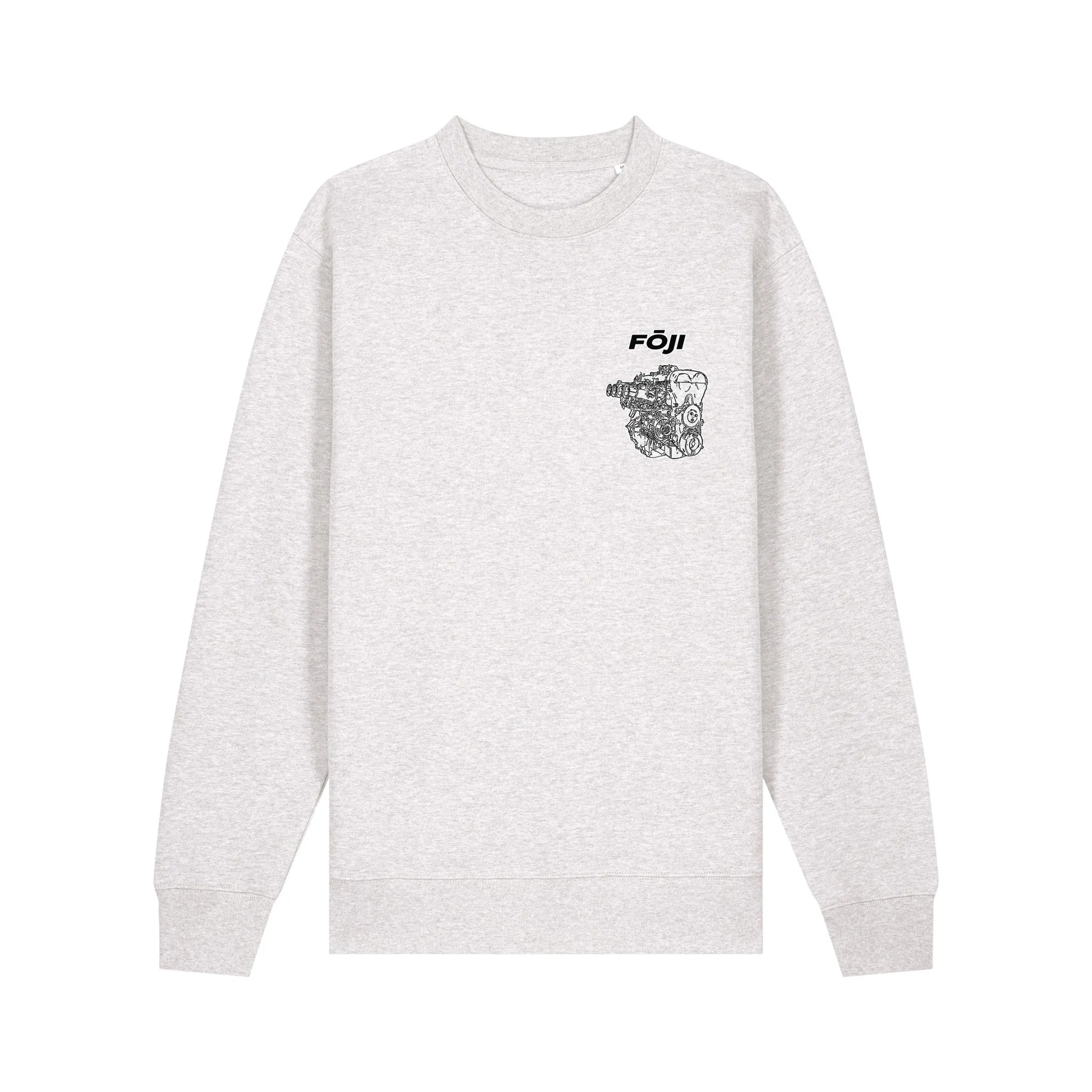 ITB Propagandist Sweatshirt in Cool Heather Grey, front