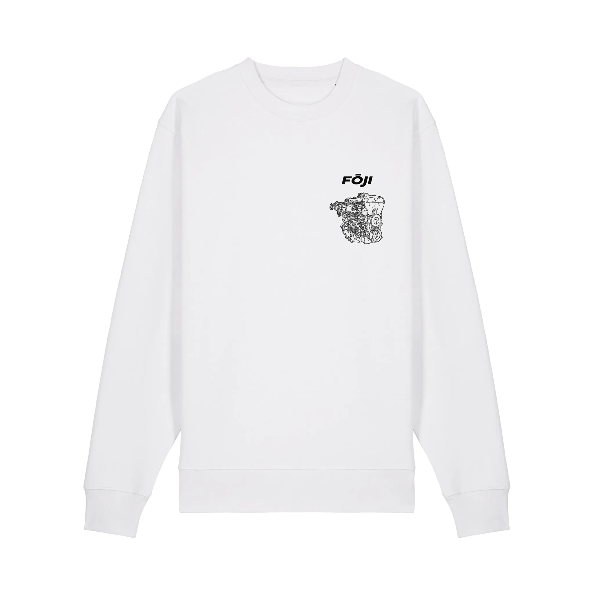 ITB Propagandist Sweatshirt in White, front