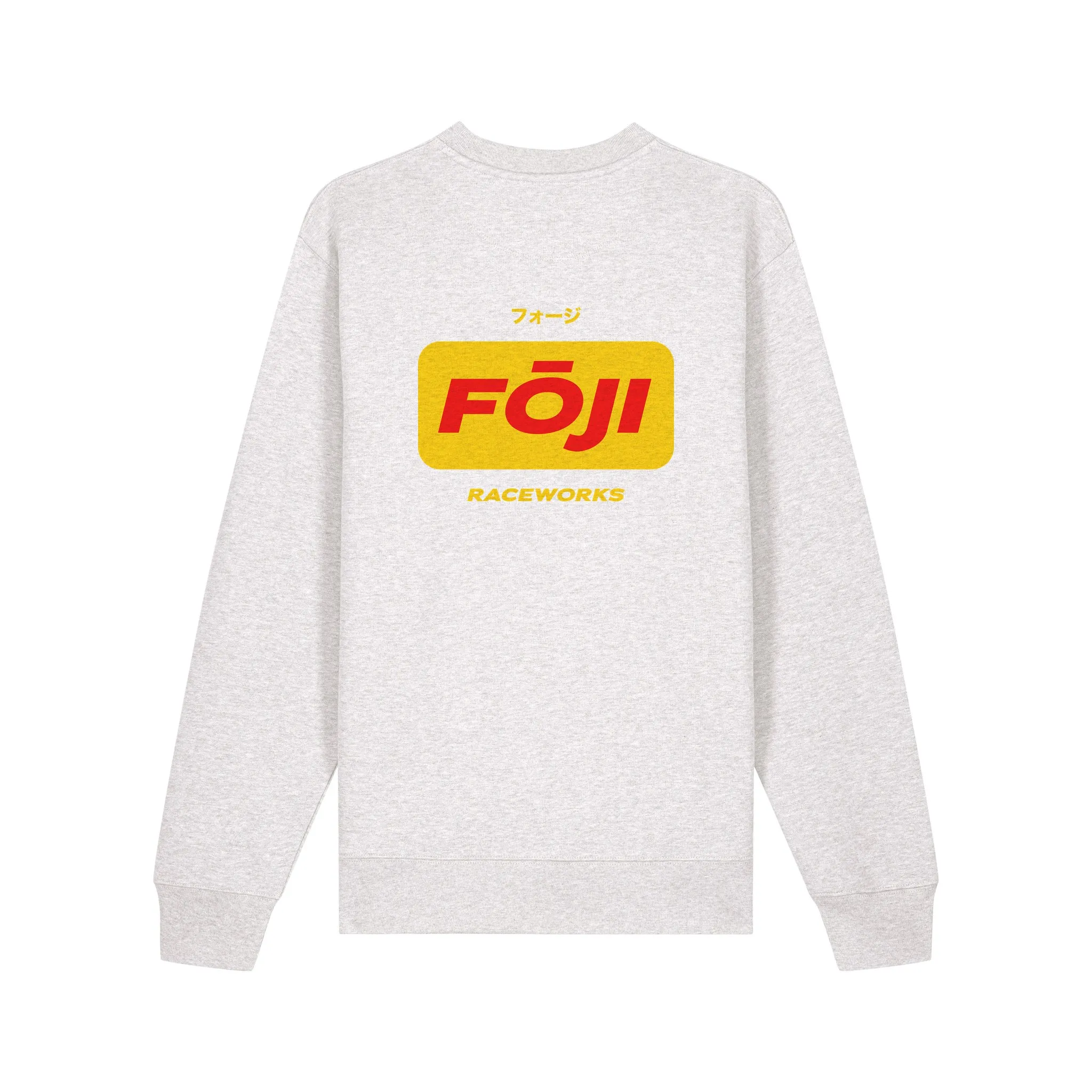 FOJI OG Sweatshirt in Cool Heather Grey, back