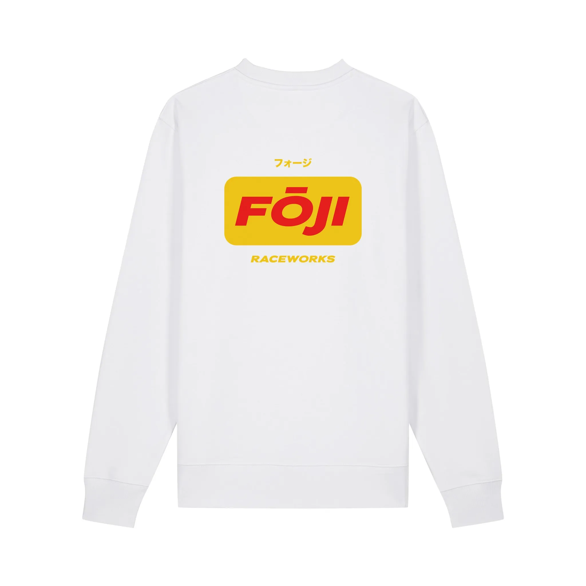 FOJI OG Sweatshirt in White, back