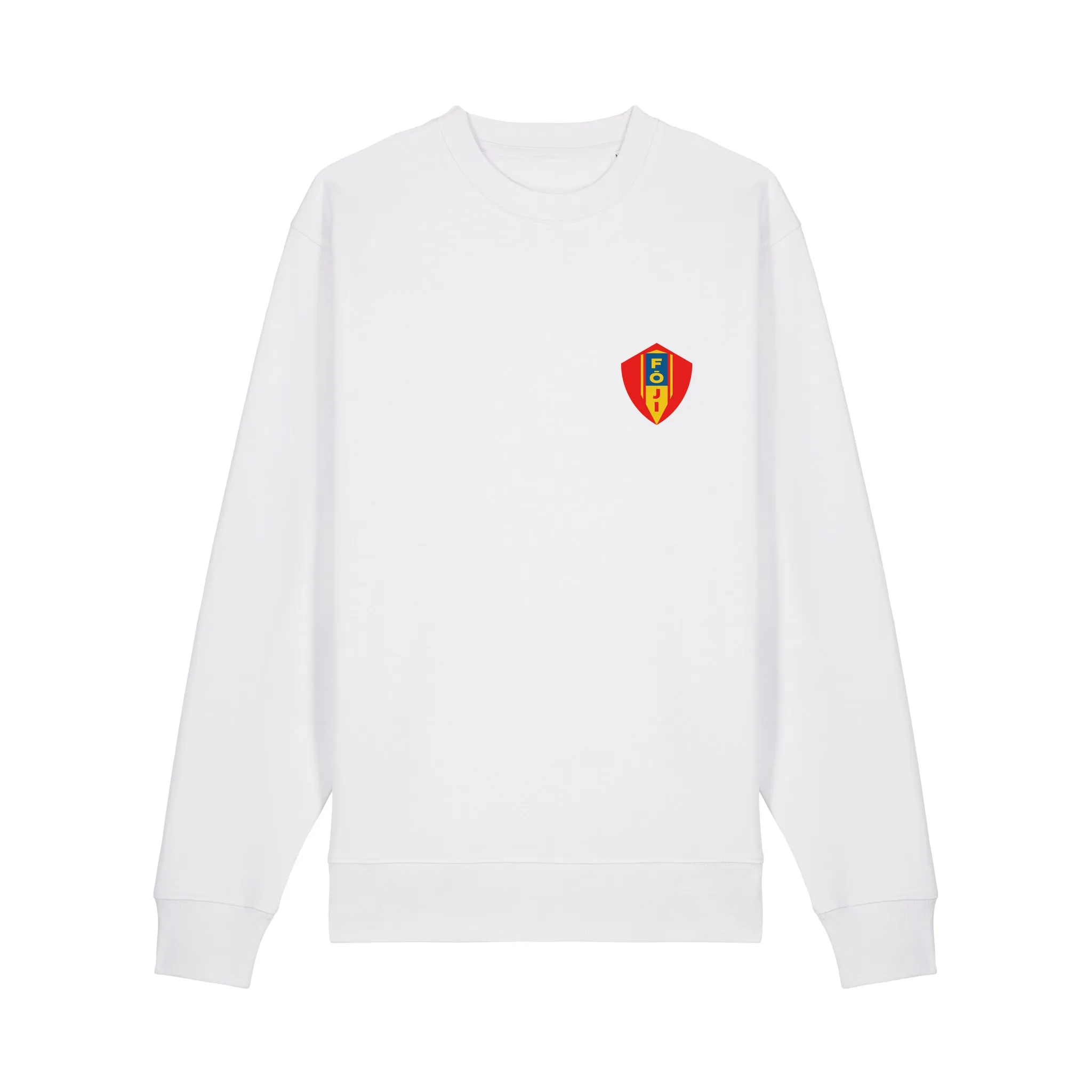 FOJI OG Sweatshirt in White, front