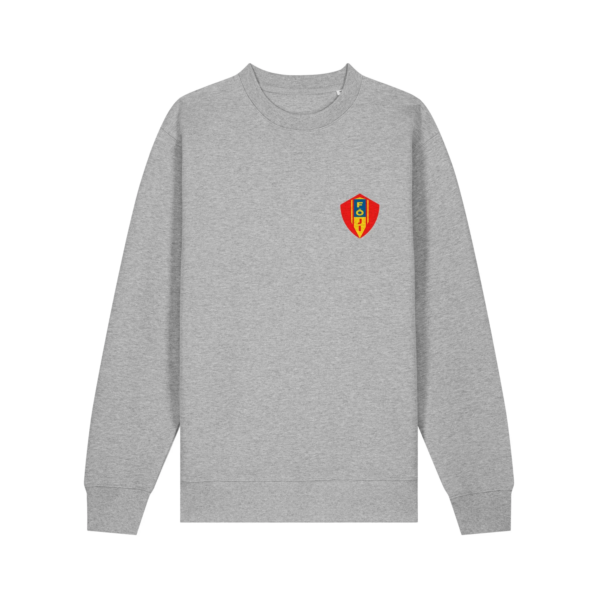 FOJI Tuning Shop Sweatshirt in Heather Grey, front