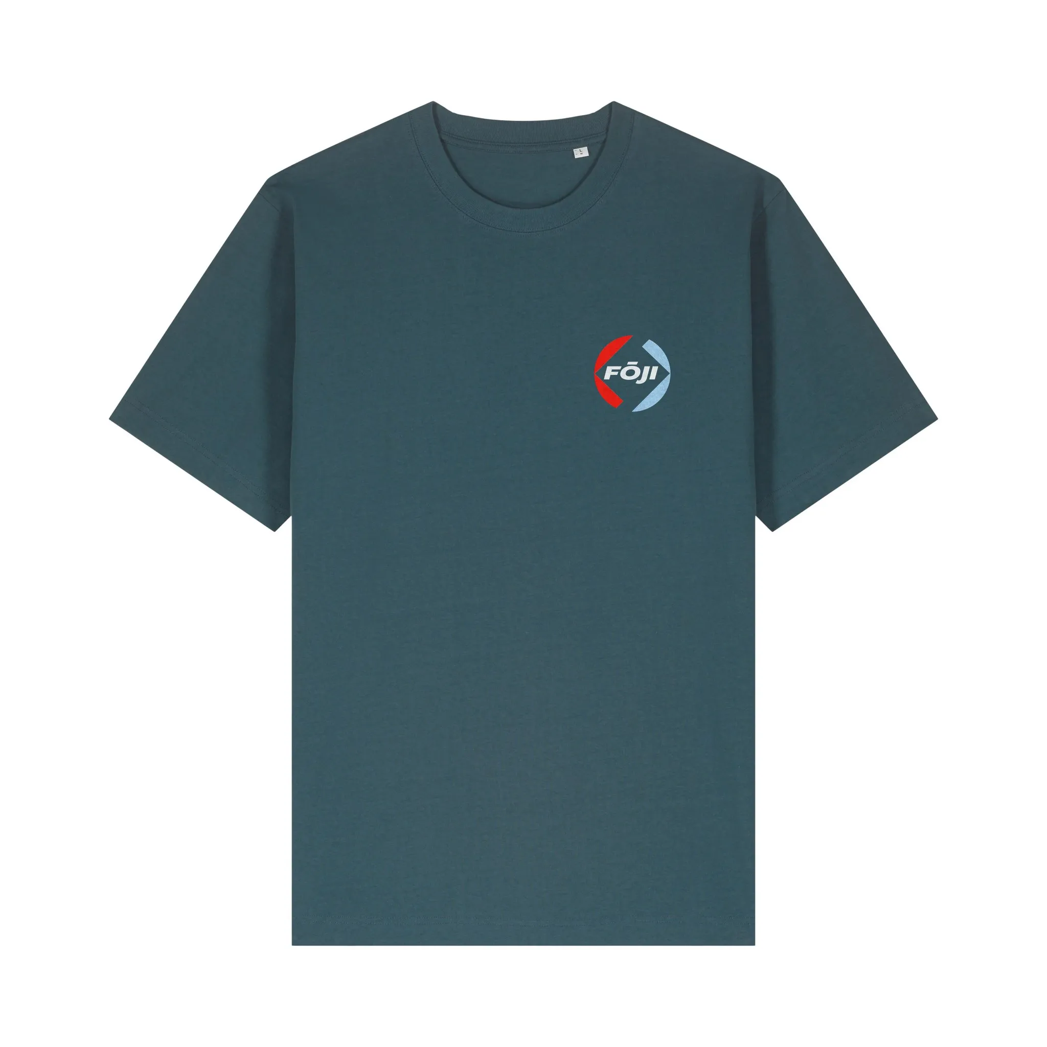 FOJI Badge Tee in Stargazer, front