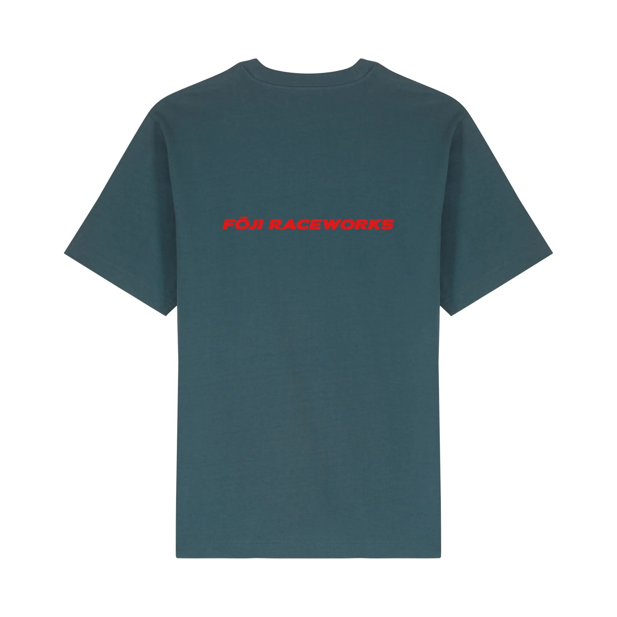 FOJI Box Logo Tee in Stargazer, back