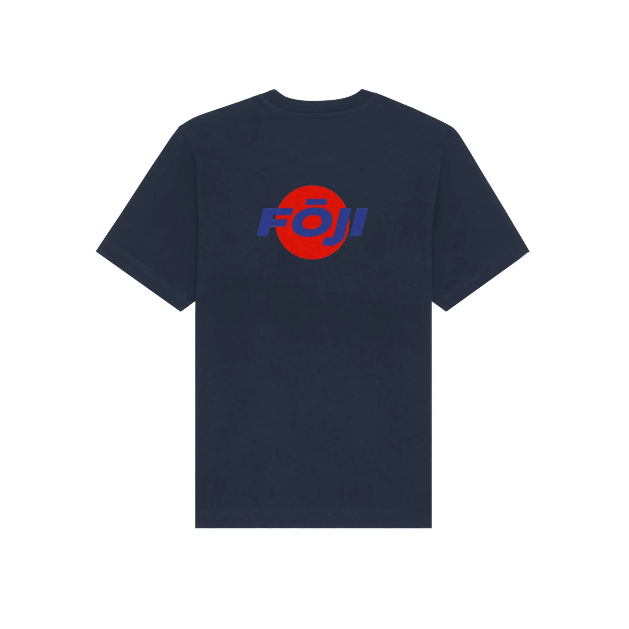 FOJI Disc Tee in French Navy, back