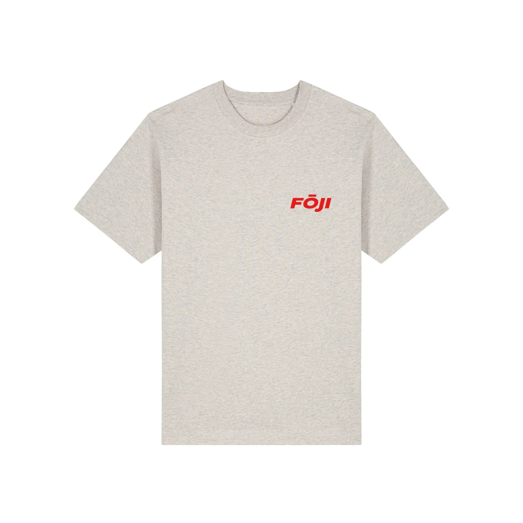 FOJI Disc Tee in Heather Haze, front