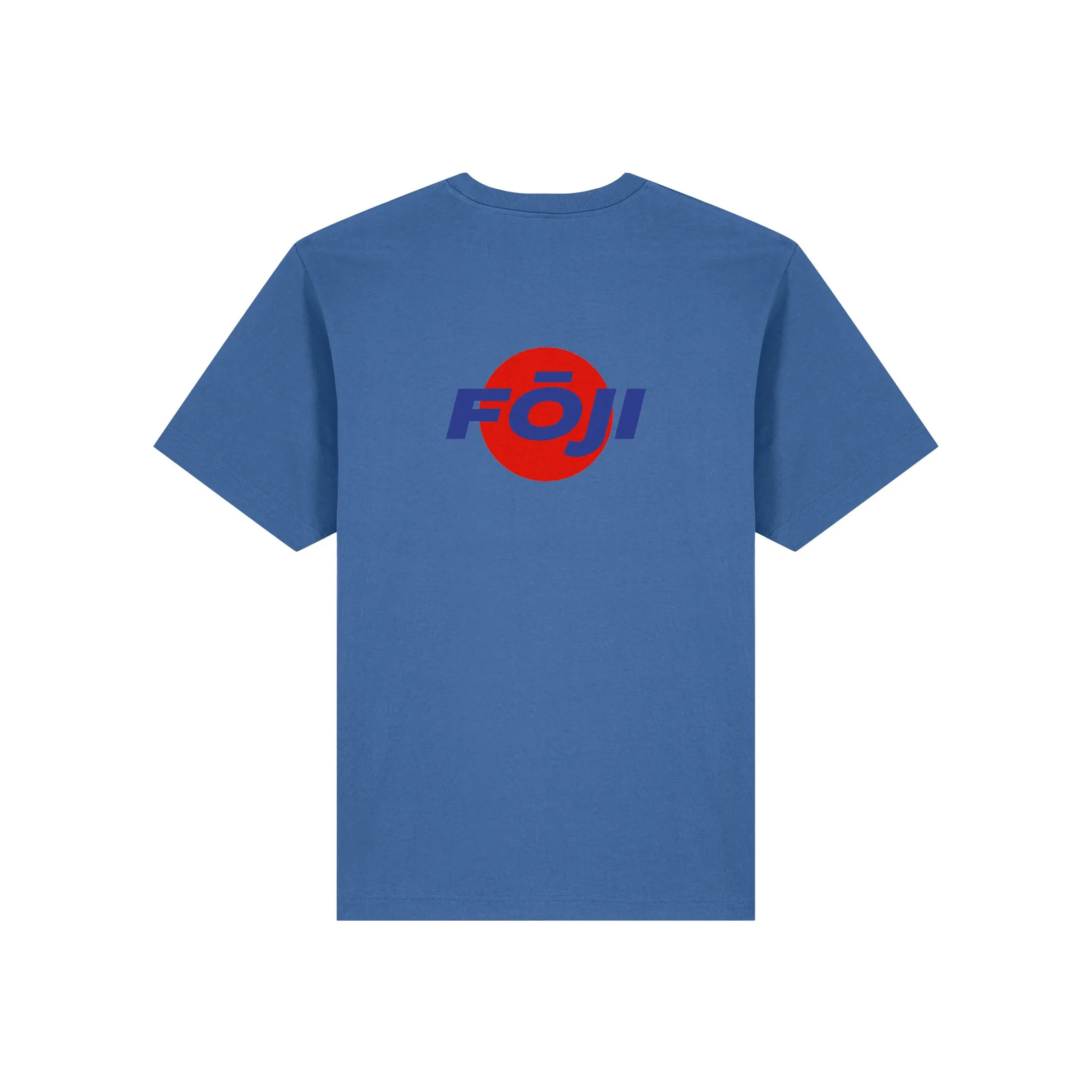 FOJI Disc Tee in Mindful Blue, back