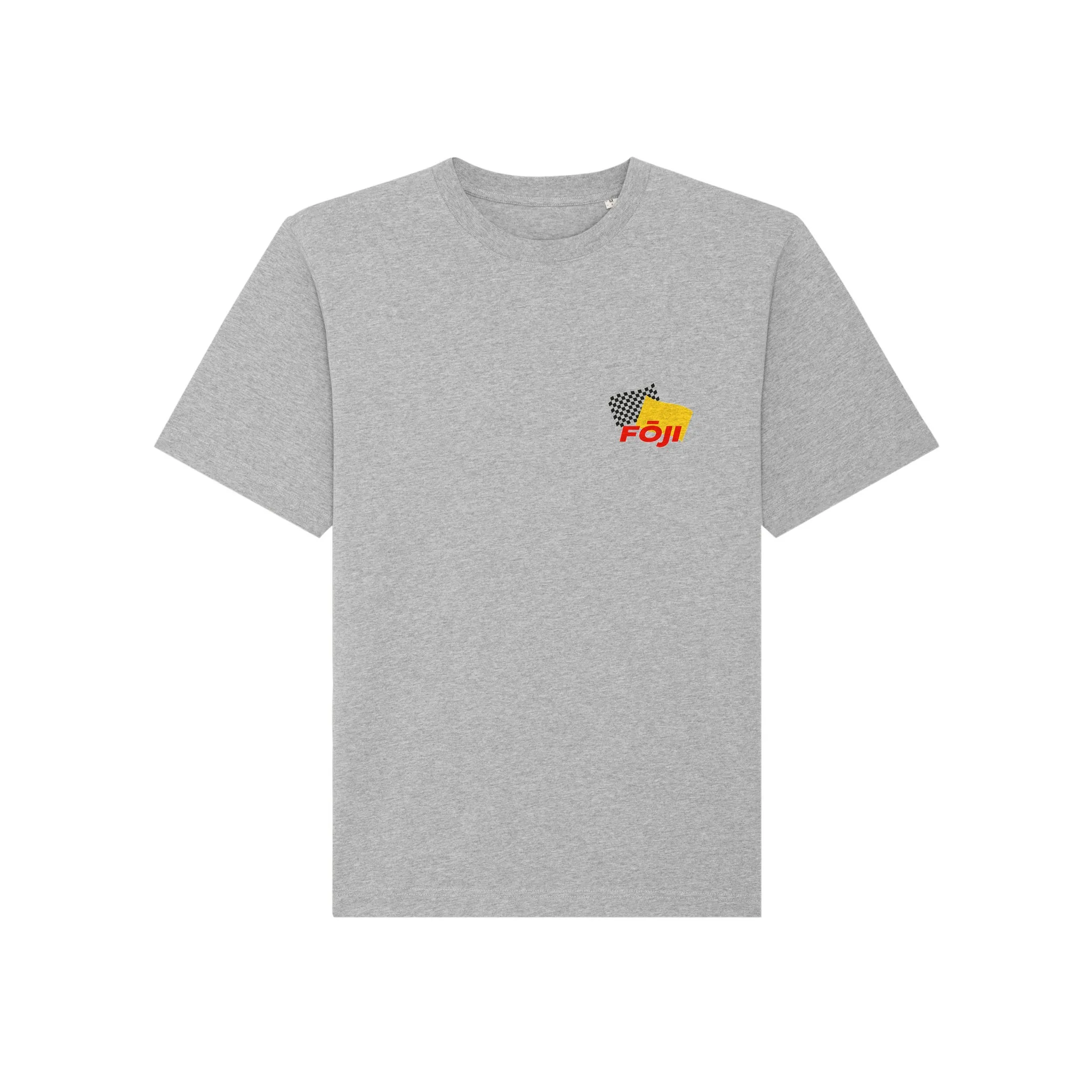 FOJI Flags tee in Heather Grey