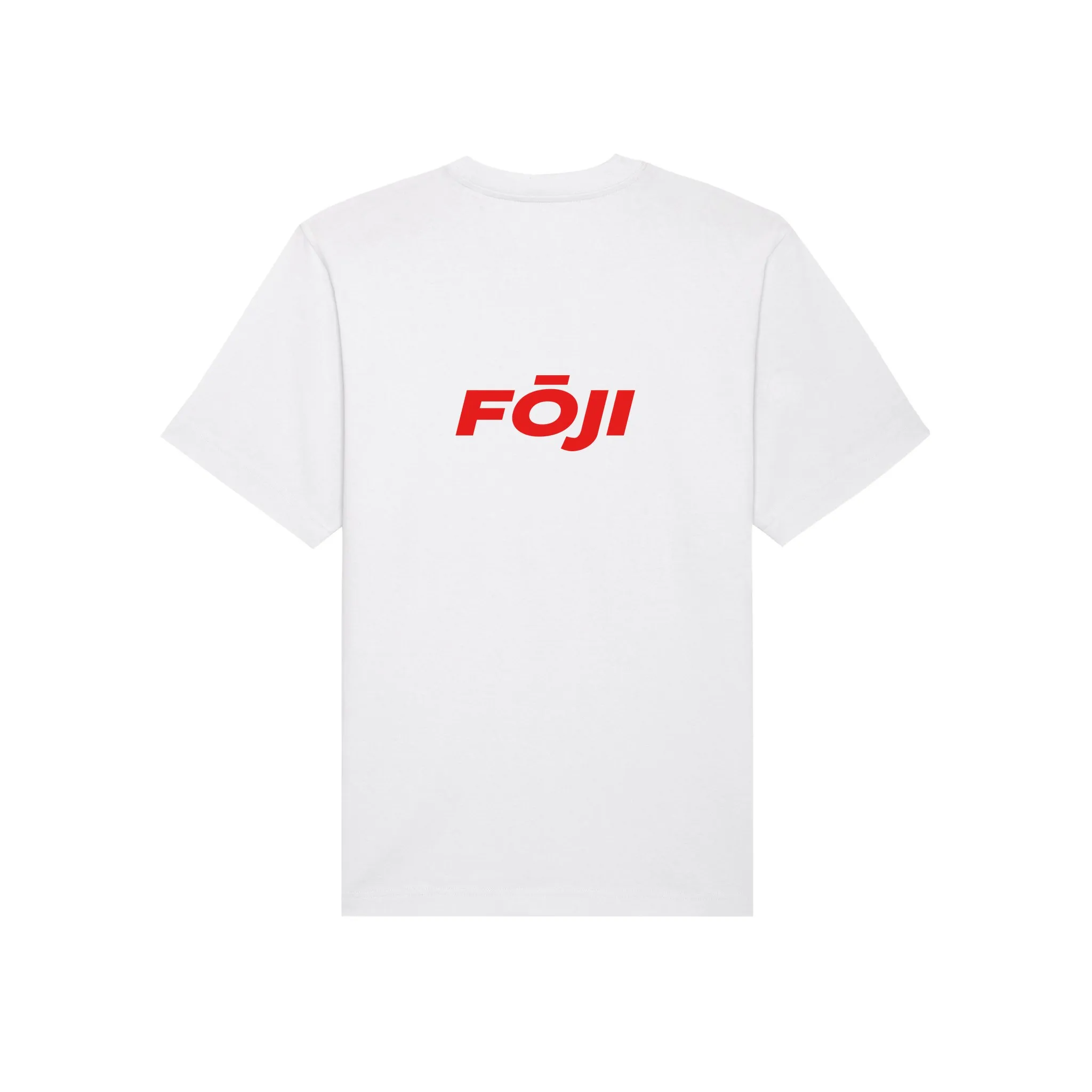FOJI Flags Tee in White, back