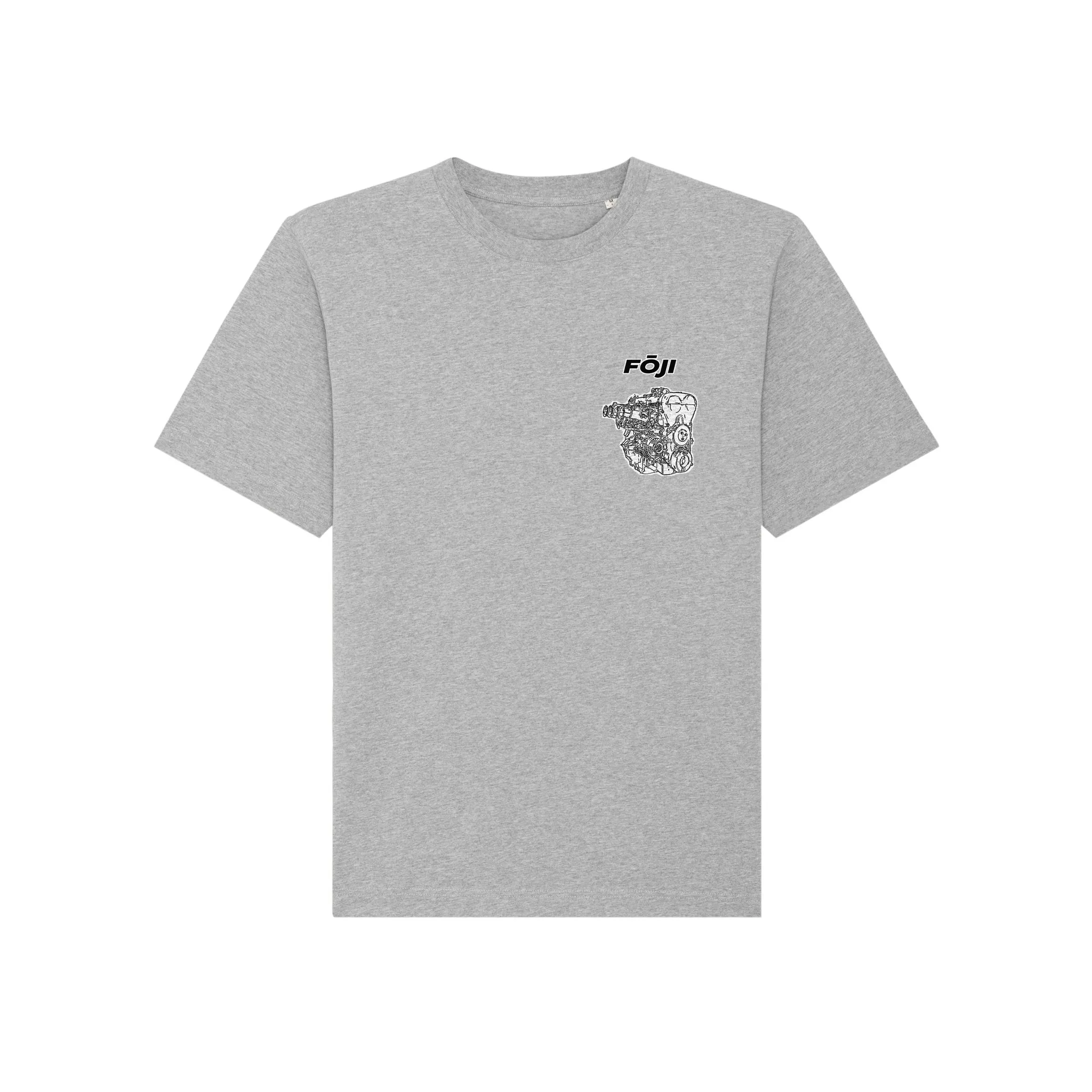 ITB Propagandist Tee in Heather Grey, front