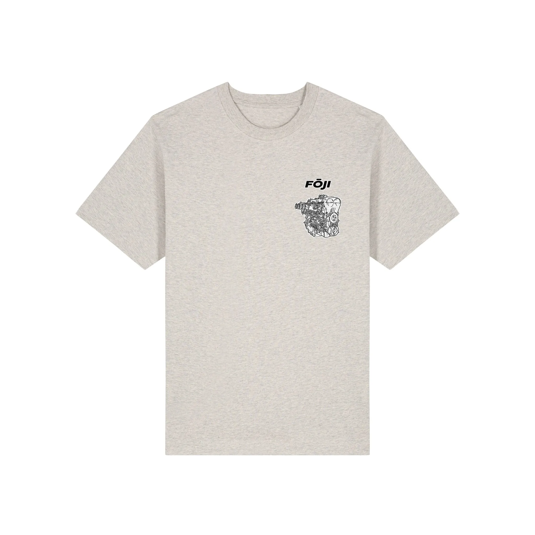 ITB Propagandist Tee in Heather Haze, front