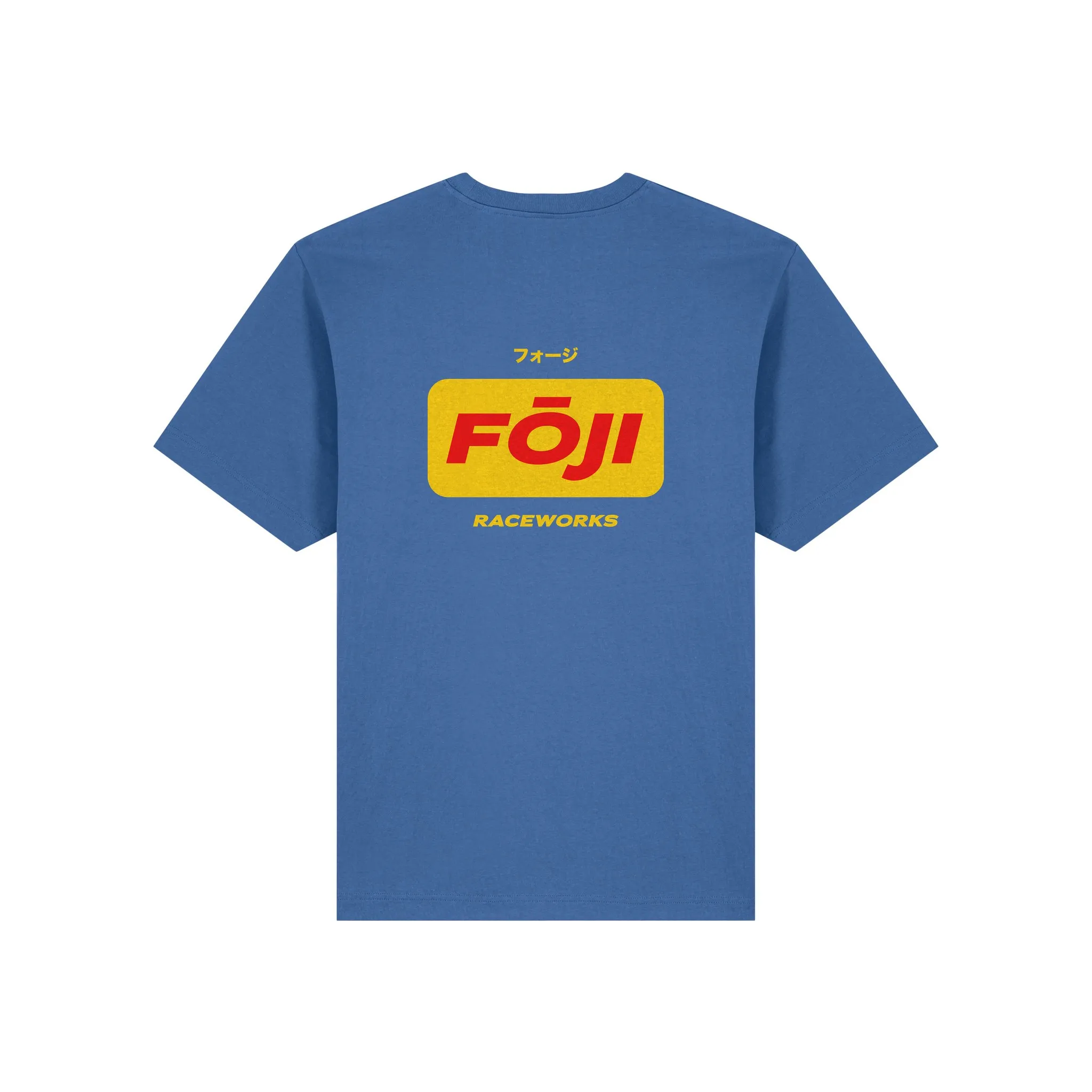 FOJI OG Tee in Mindful Blue, back