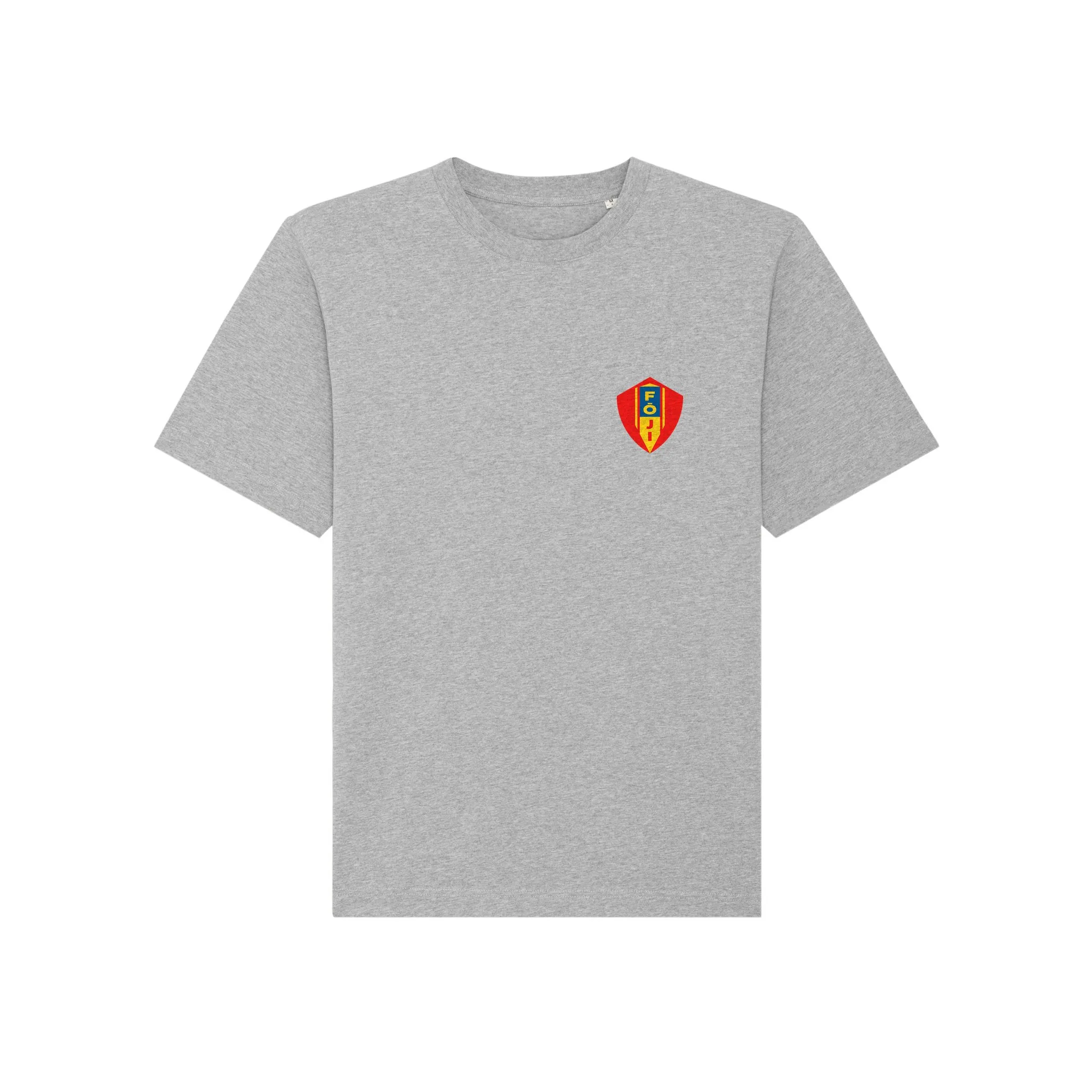 FOJI Tuning Shop Tee in Heather Grey, front