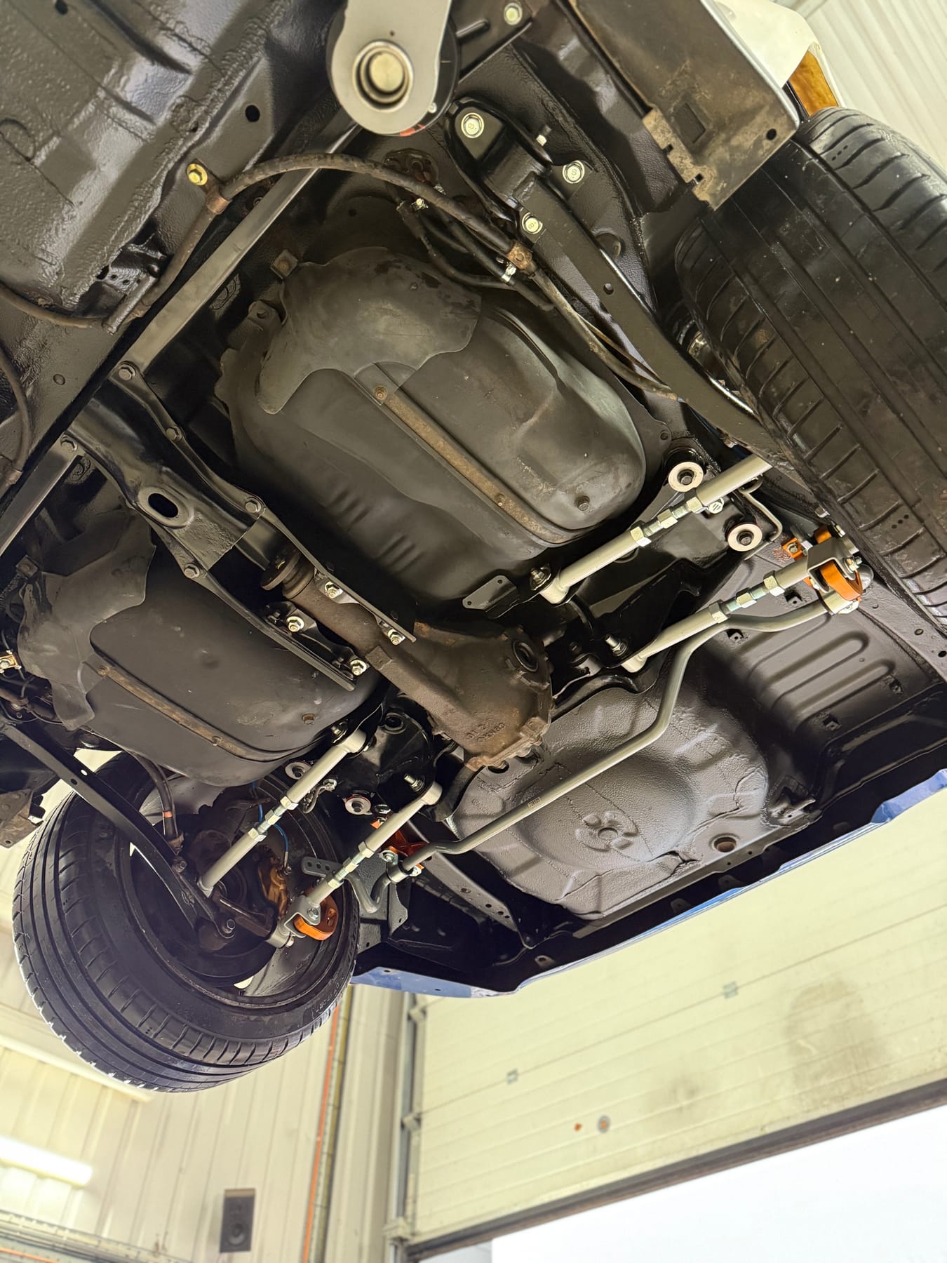 Blob eye Impreza front end stripped back during restoration